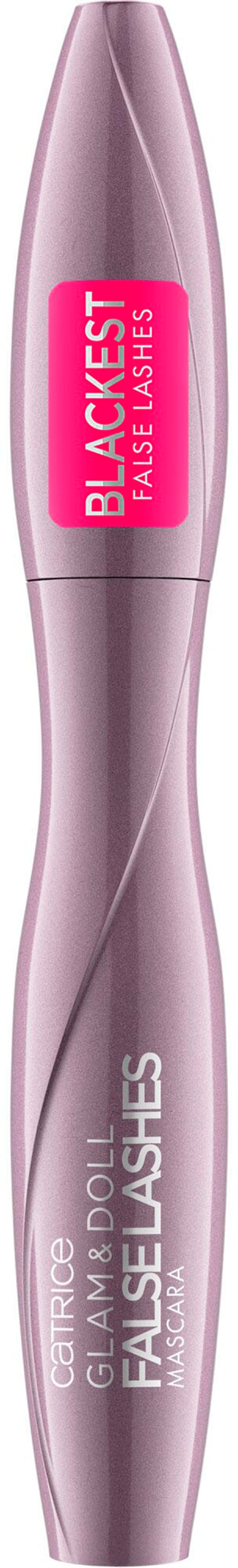 Catrice Mascara »Glam&Doll False Lashes Mascara«, (Packung, 3 tlg.), mit gebogerner Elastomerbürste