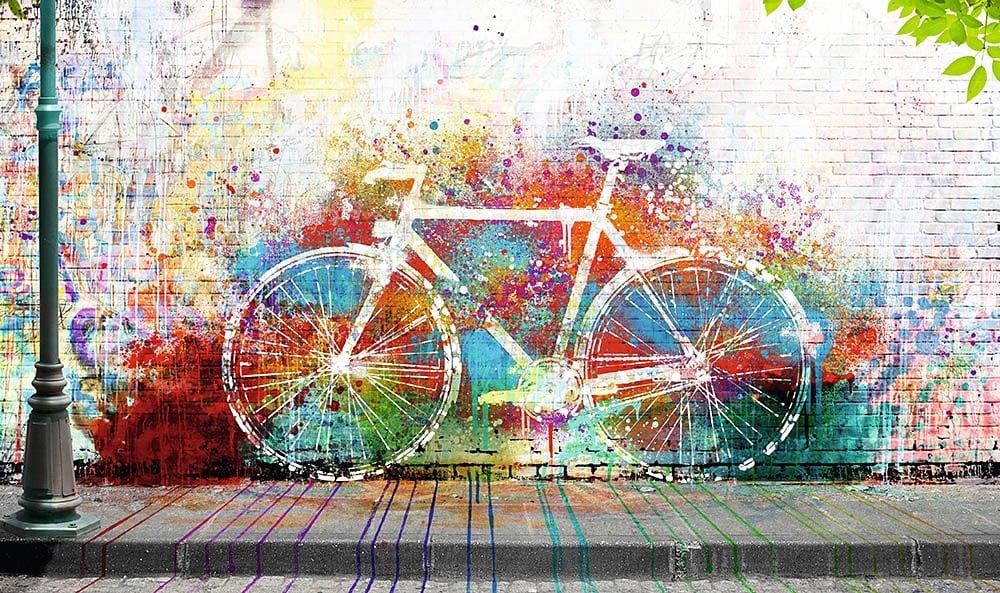Home affaire Deco-Panel »Wo ist das Fahrrad?«