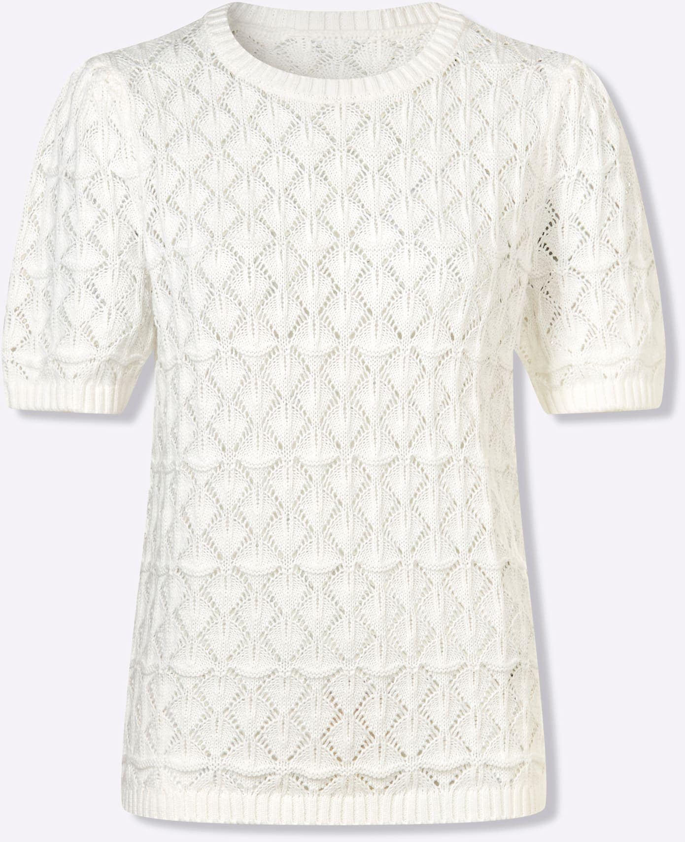 Inspirationen Ajourpullover »Baumwoll-Pullover«