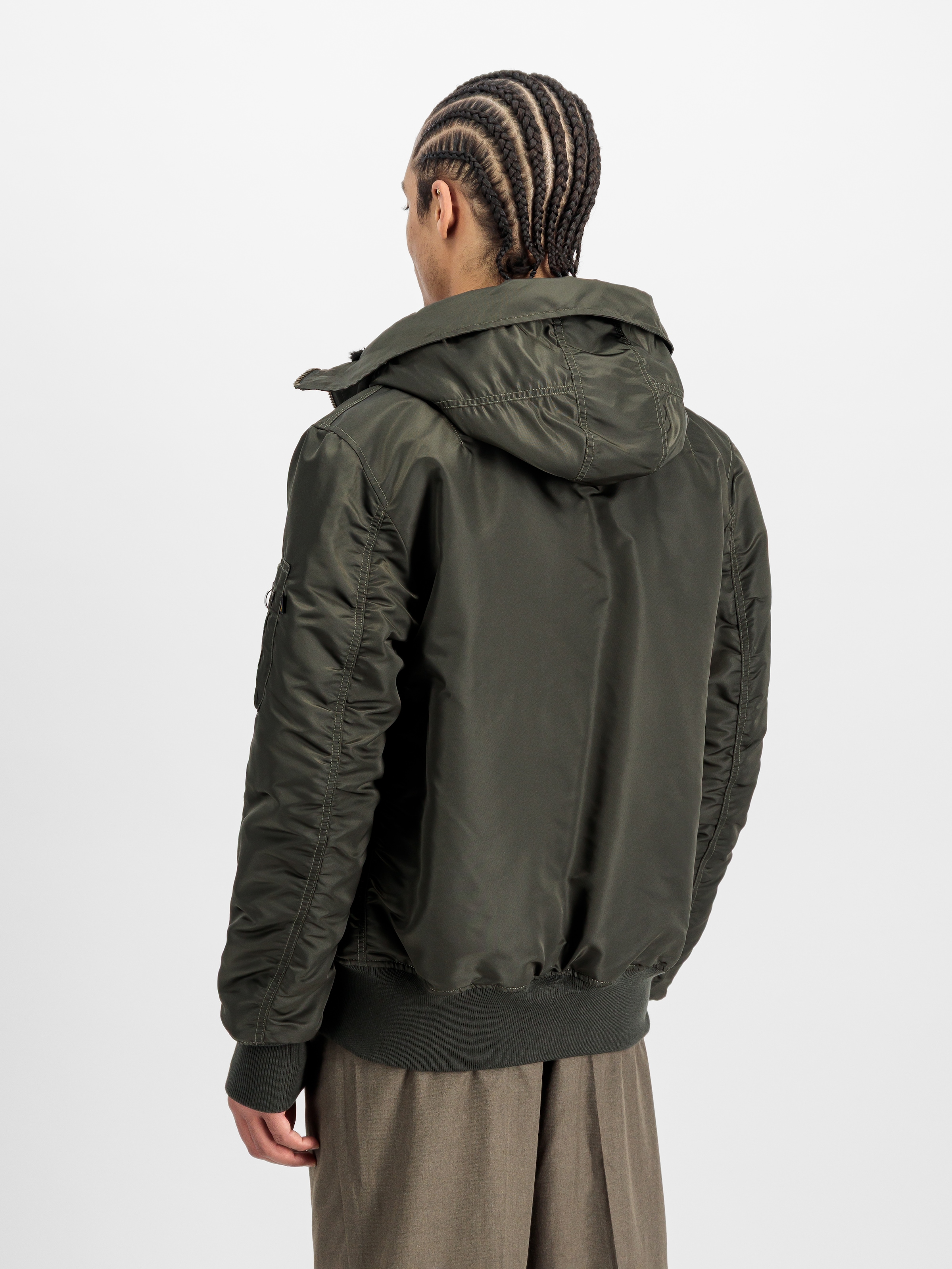 Alpha Industries Bomberjacke »MA-1 HOODED«, mit Kapuze