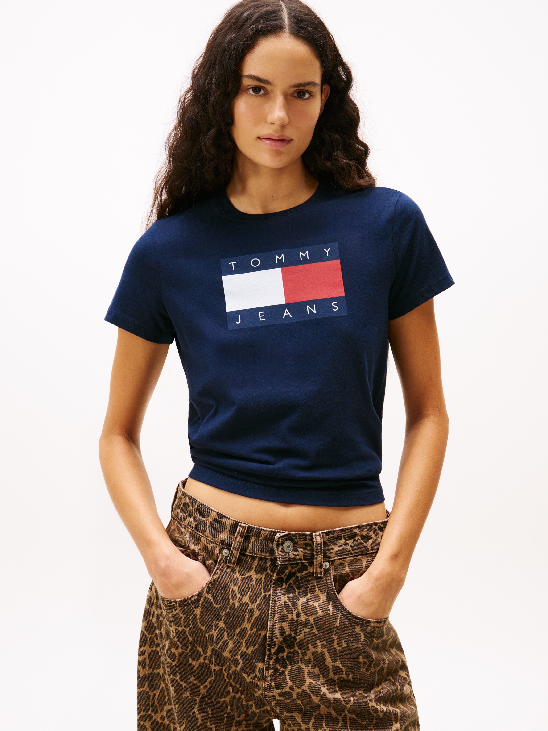Tommy Jeans Kurzarmshirt "TJW REG TJ FLAG SS TEE" günstig online kaufen