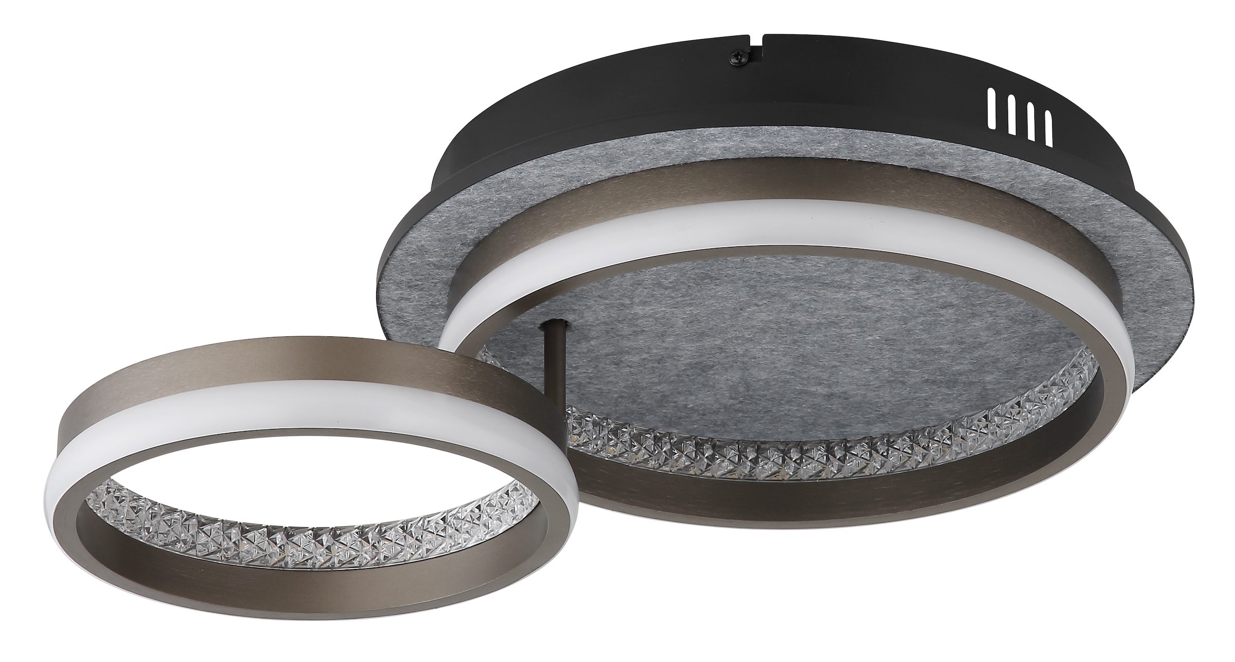 GLOBO LIGHTING Deckenleuchte »DELLA« LED-Modul 1 Stk. LED Deckenleuchte Wohn- & Schlafzimmer Kristall