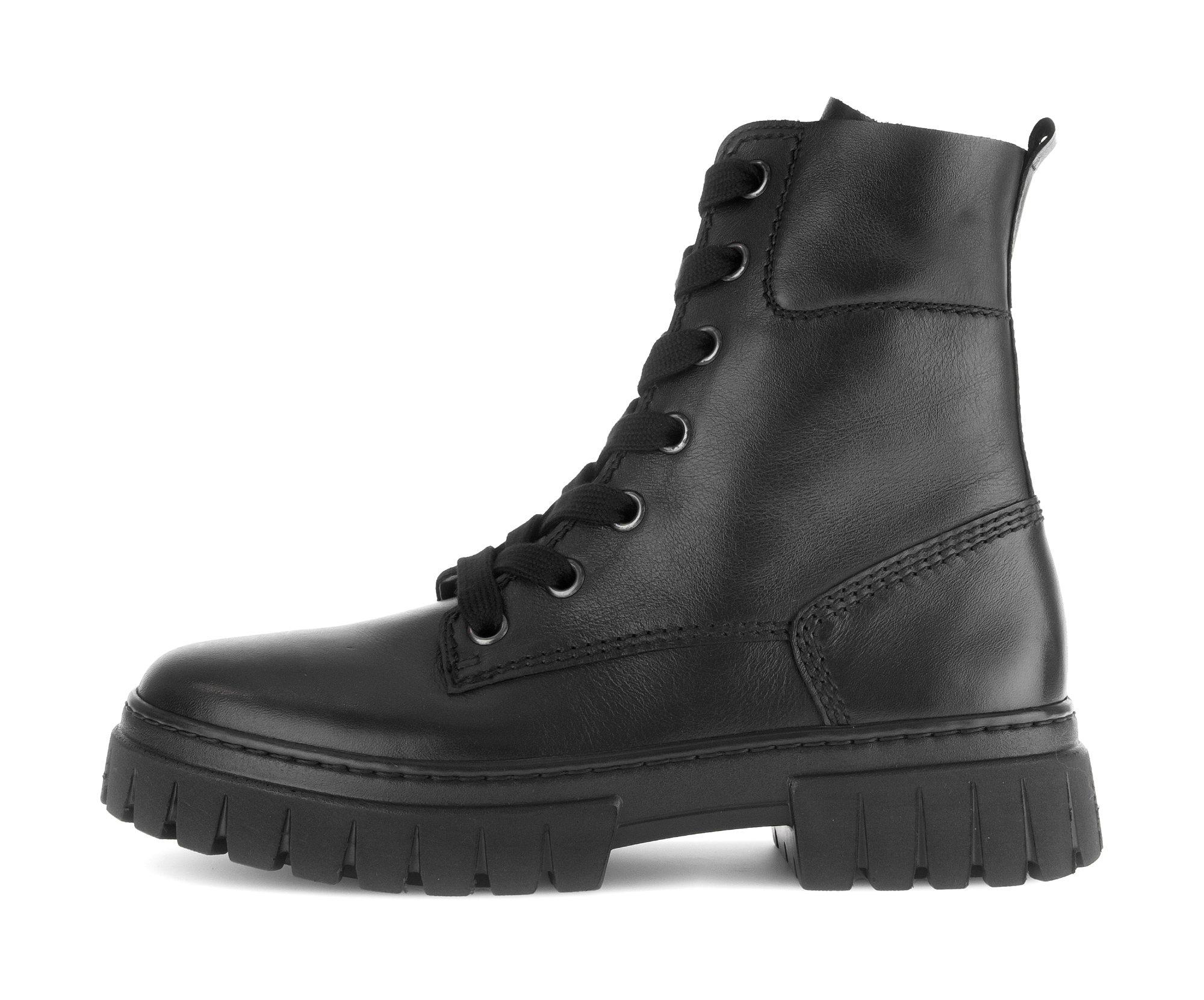 Gabor Schnürboots »YORK«, Blockabsatz, Plateau, Schnürstiefelette in Schuhweite G (= weit)