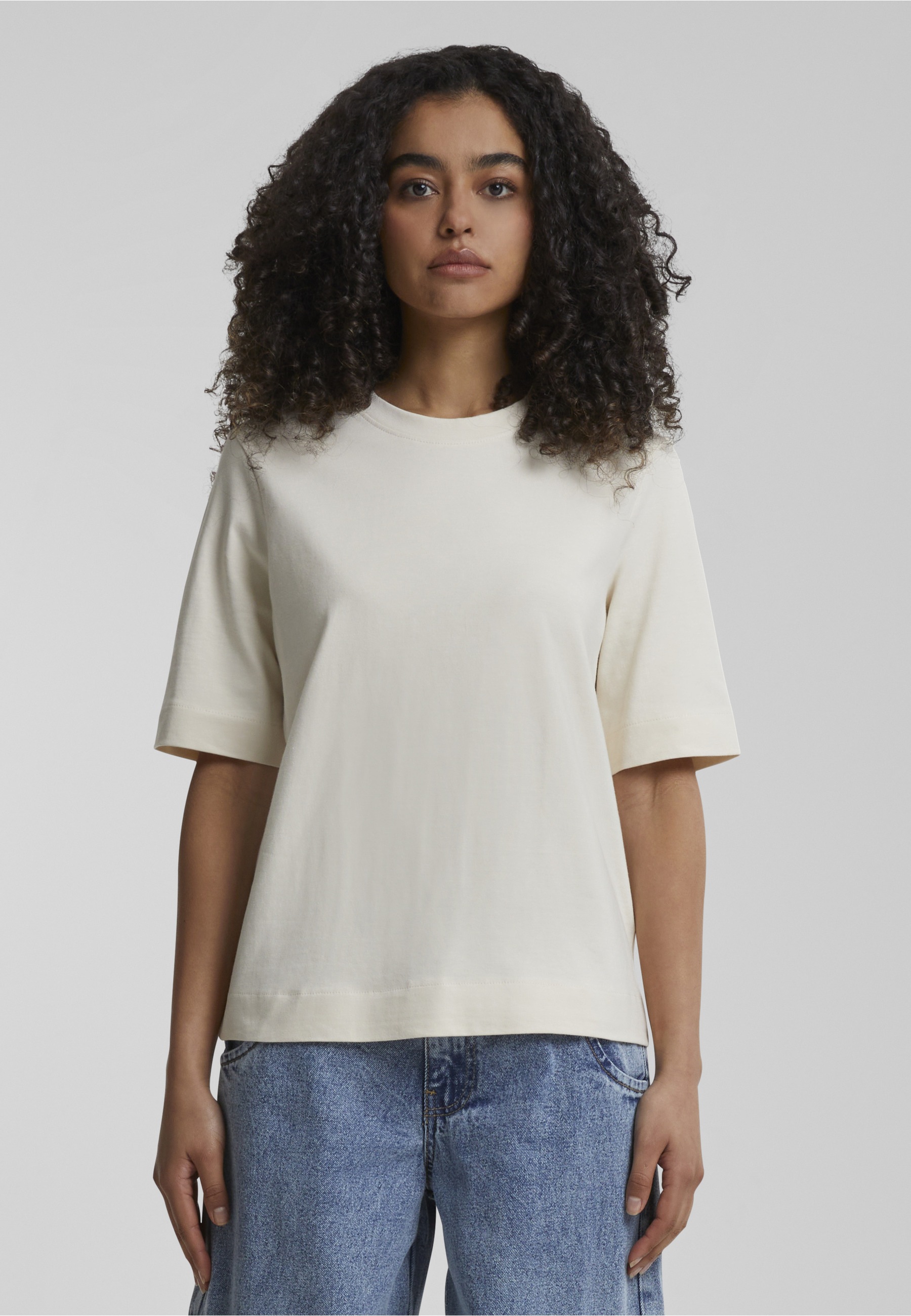 URBAN CLASSICS T-Shirt »Urban Classics Damen Ladies Classy Tee« 1 Stk.