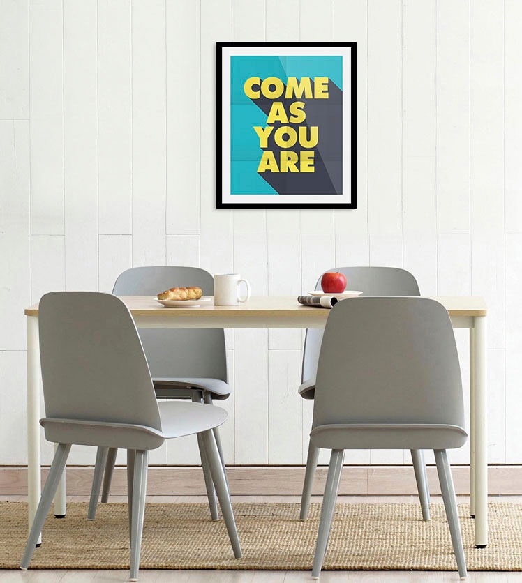 queence Bild "Come as you are" Kunst  Liebessprüche  Motivationsbilder  Sch günstig online kaufen