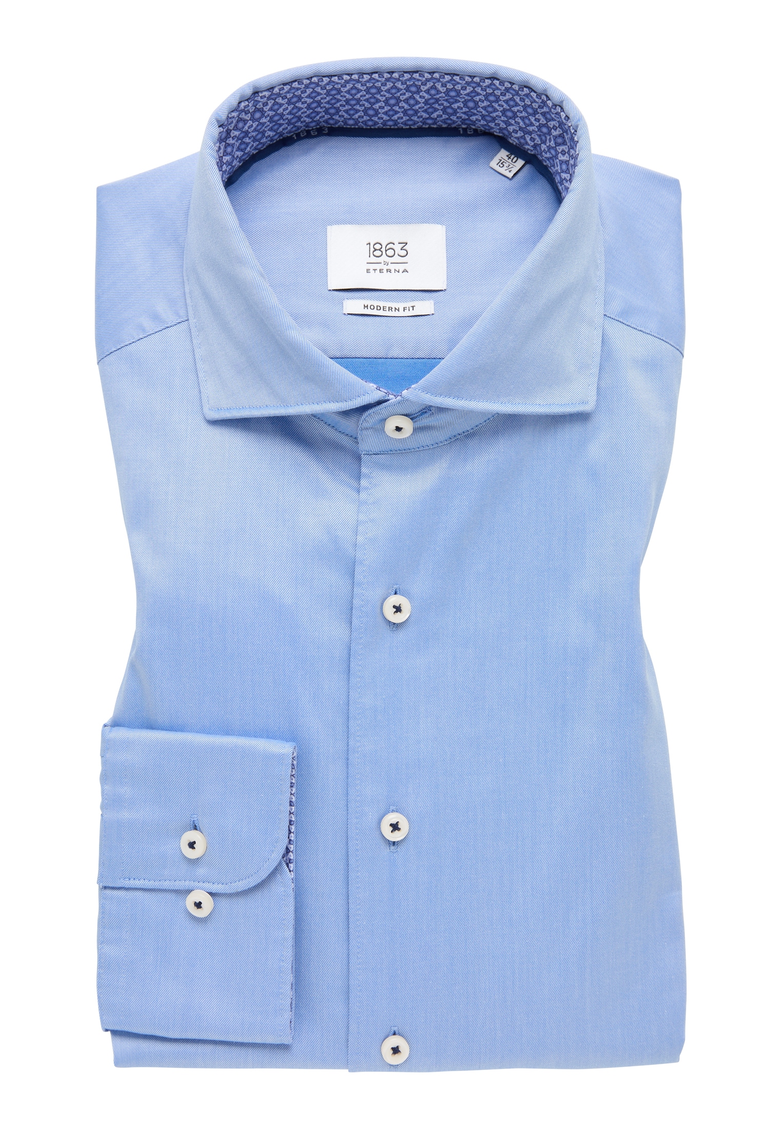 Eterna Langarmhemd »MODERN FIT«, EASY IRON (bügelleicht)