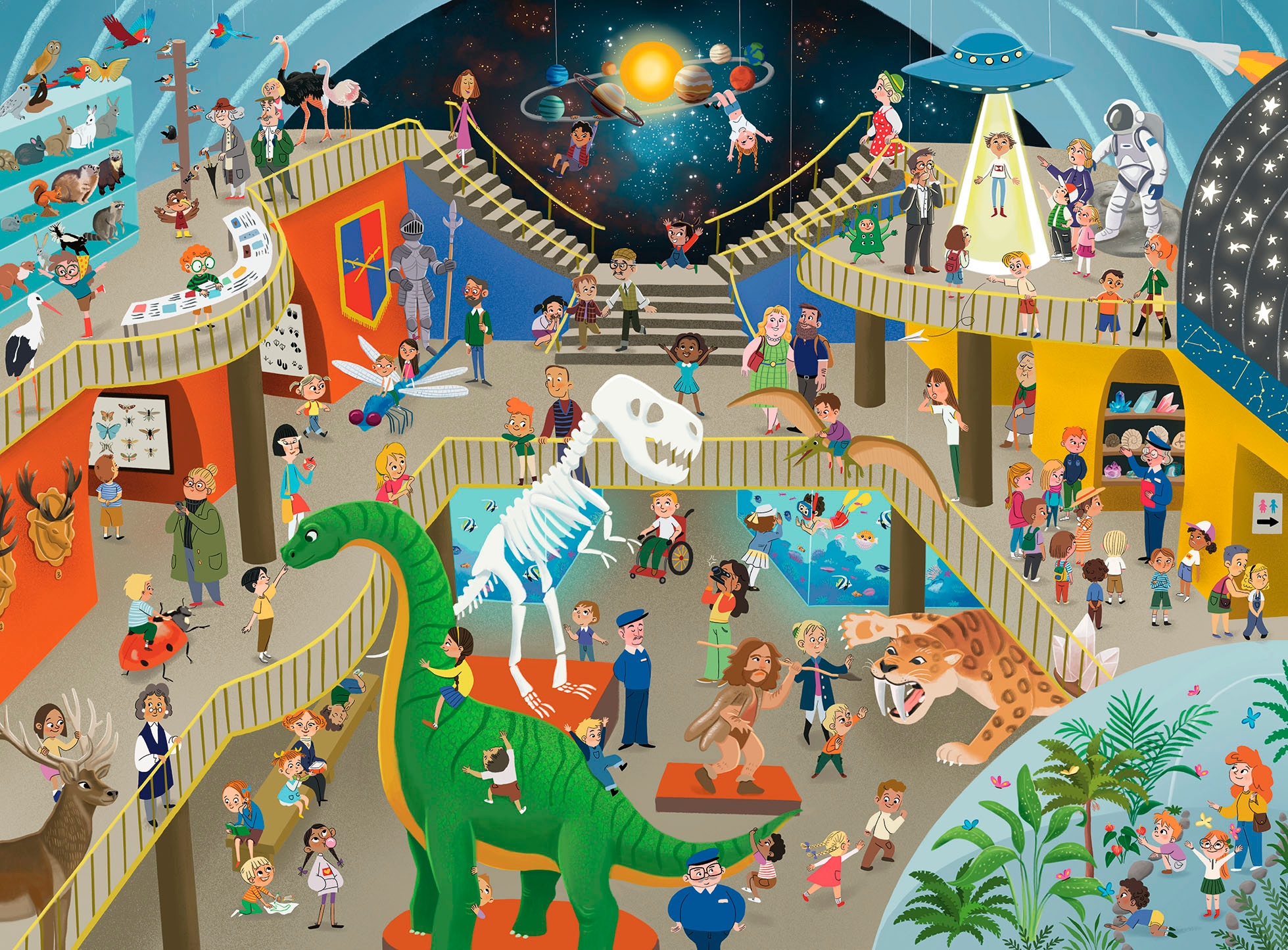 Ravensburger Puzzle »Im Naturkundemuseum«, Made in Germany