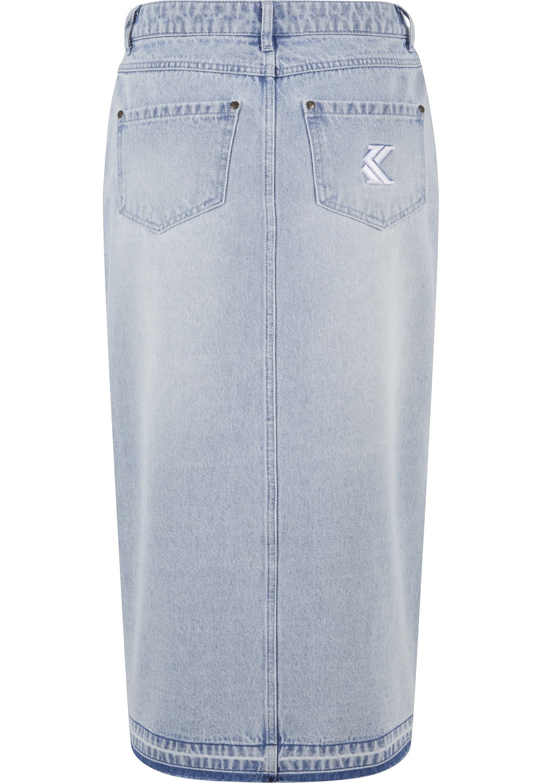 Karl Kani Maxirock »Karl Kani Damen KW242-033-1 Karl Kani OG Long Denim Skirt« 1 Stk.