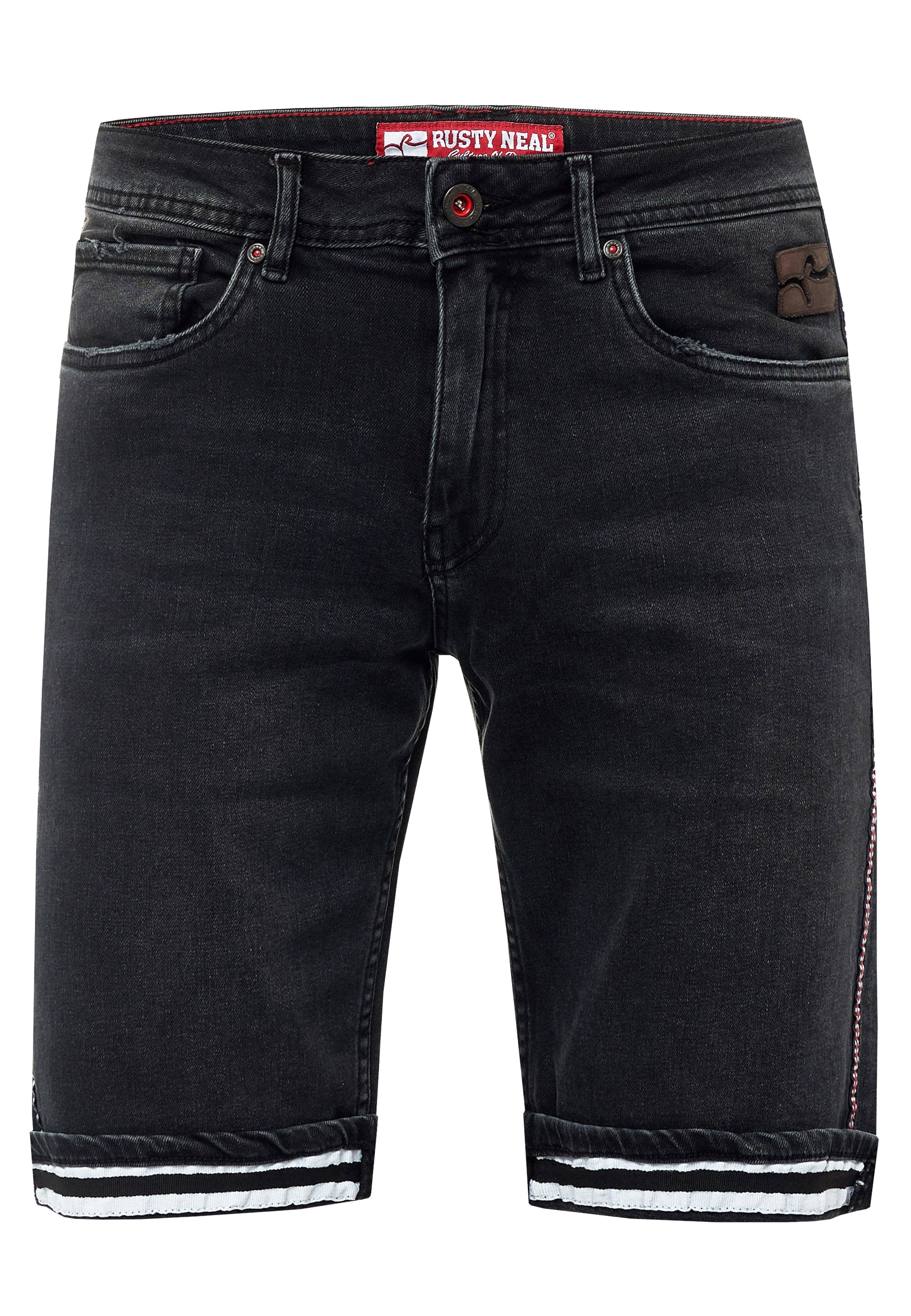 Rusty Neal Shorts »Benson«, mit lässigem Umschlagdetail