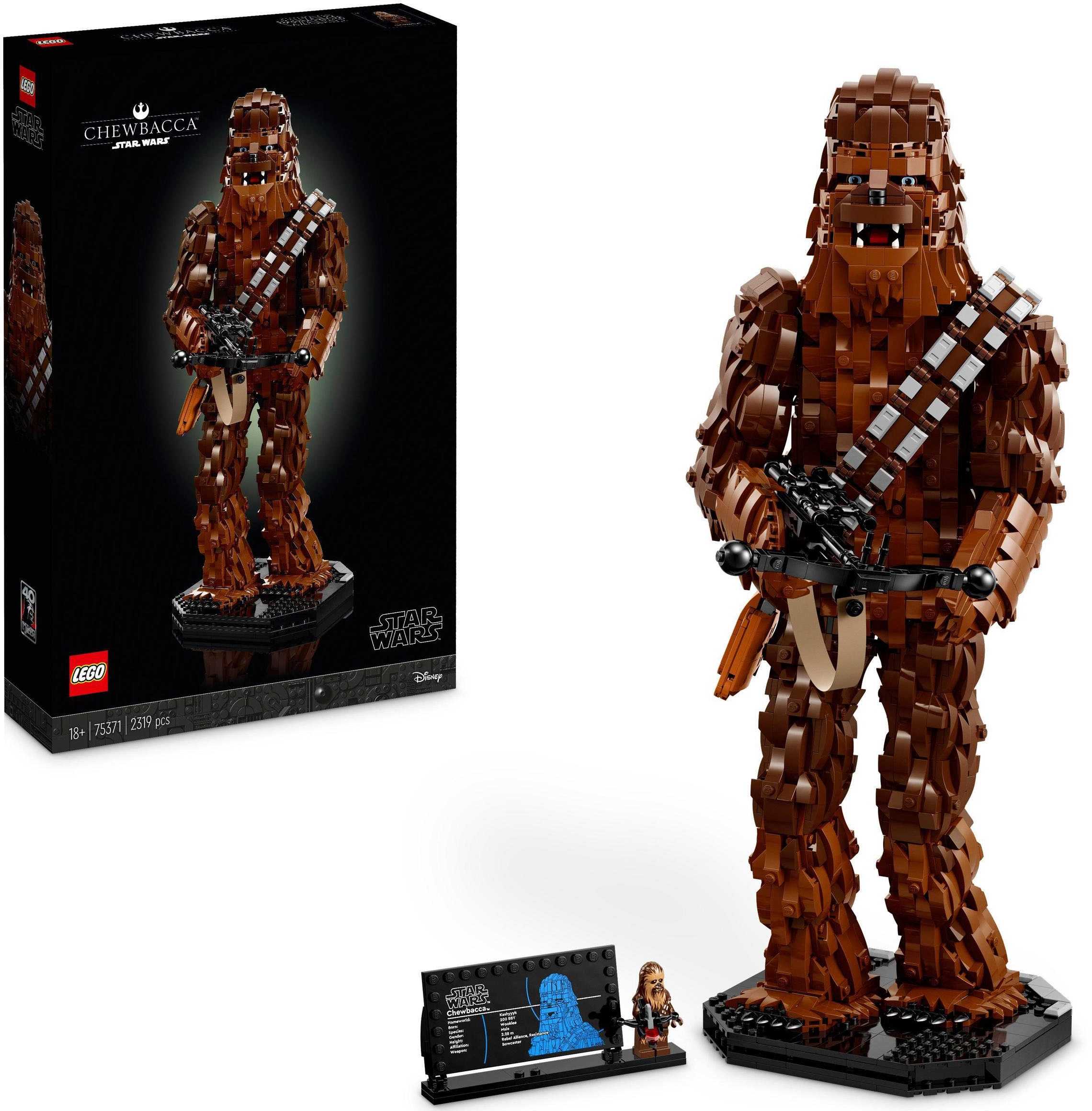 Konstruktionsspielsteine »Chewbacca (75371), LEGO® Star Wars™«, (2319 St.), Made in...