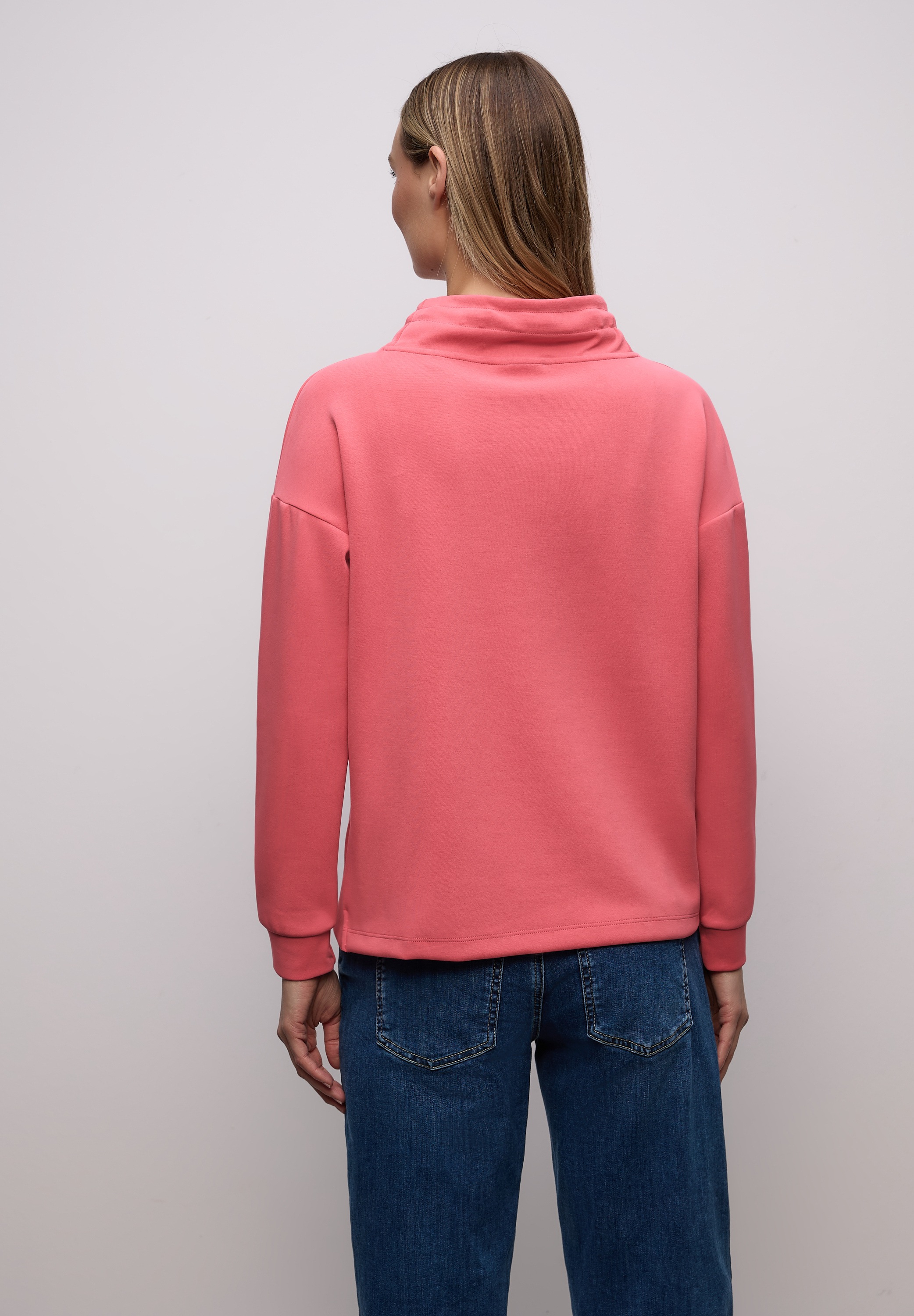 STREET ONE Langarmshirt im Silk Look günstig online kaufen