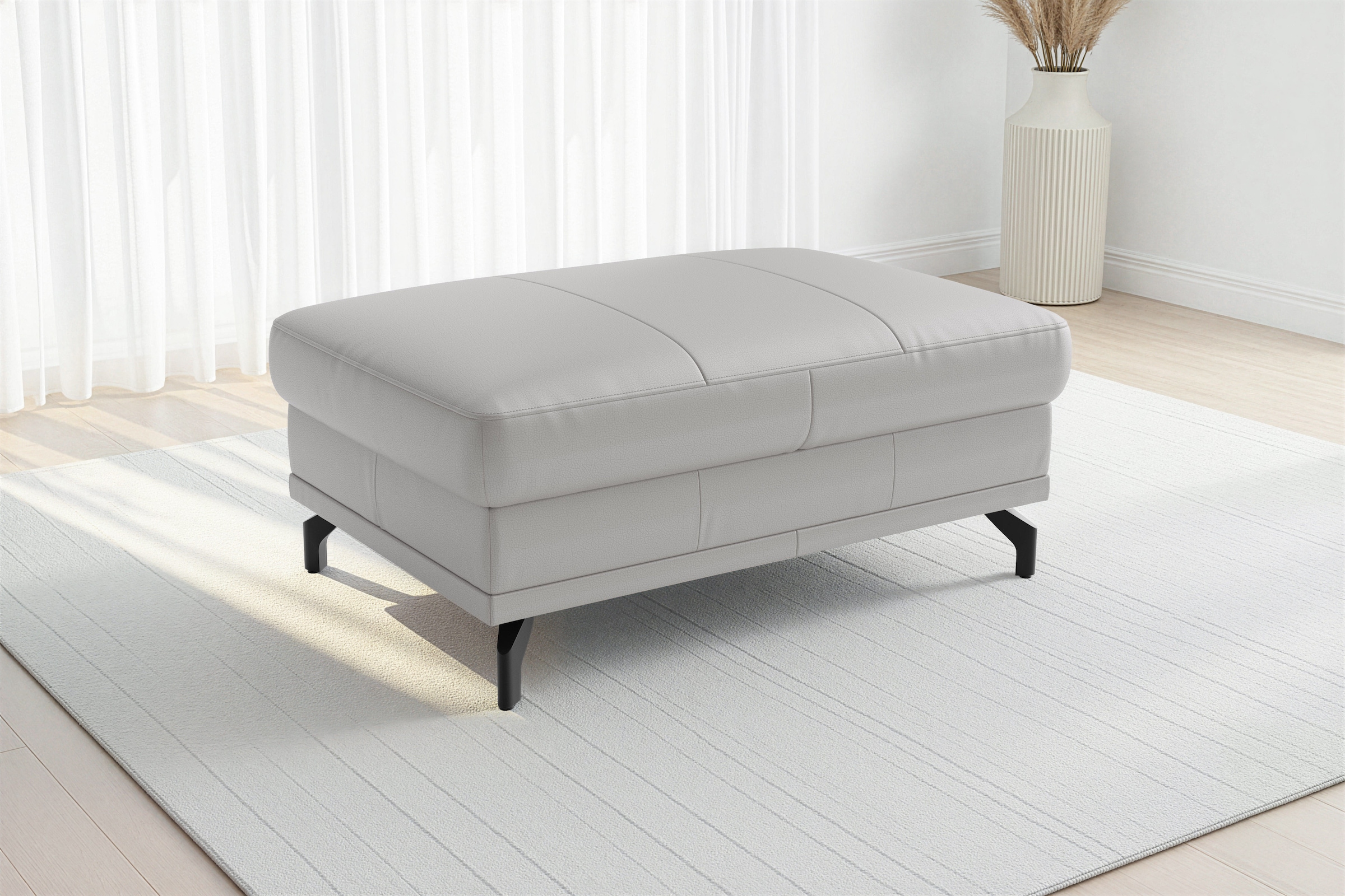 sit&more Polsterhocker "Chelsea, B: 103 cm, Leder" mit praktischem Stauraum, besonders langlebig