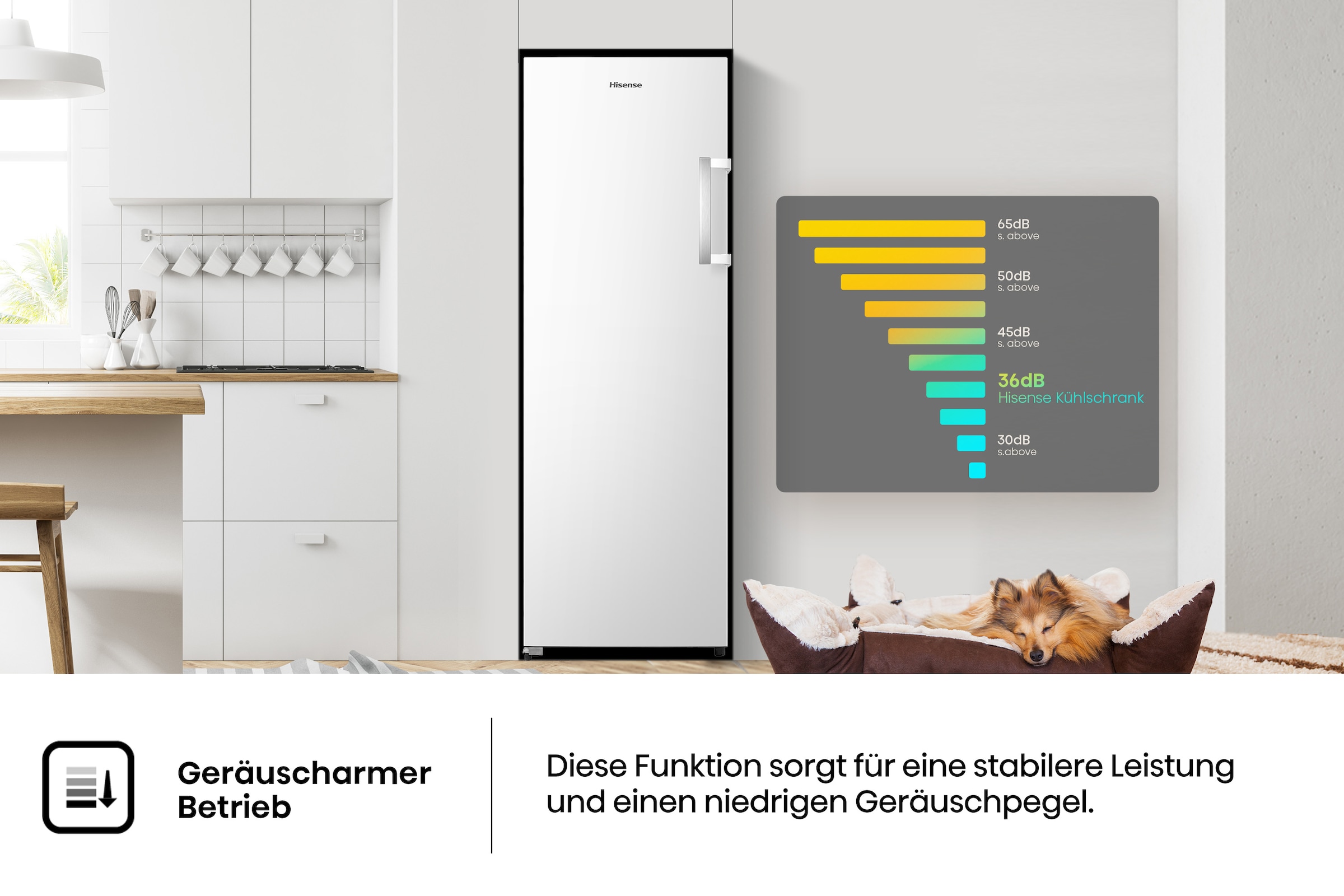 Hisense Gefrierschrank »FV298N4AWC«, 172 cm hoch, 59,5 cm breit, LED Display