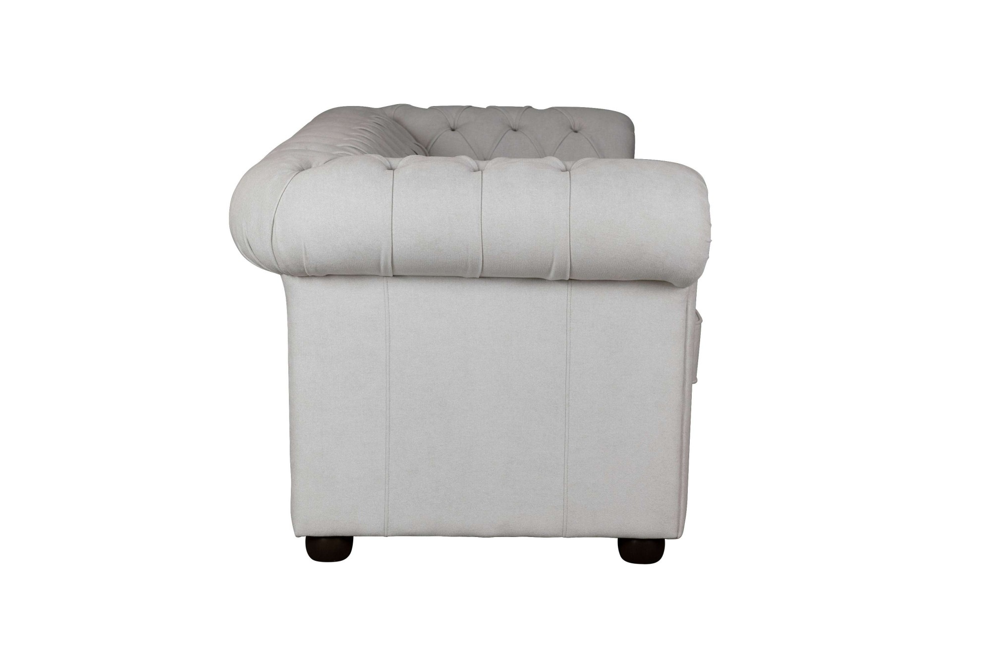 Home affaire 3-Sitzer »CHARENTE, optionale Schlafsofa, Chesterfield-Sofa, Bettfunktion«, mit edler Knopfheftung und typischen Armlehnen, B/T/H 198/89/74 cm
