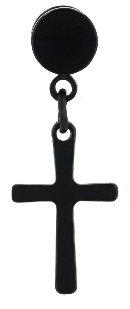 Adelia´s Paar Ohrhänger »Neuheit 2025 - Unisex Ohrstecker aus Edelstahl mit Kreuz«