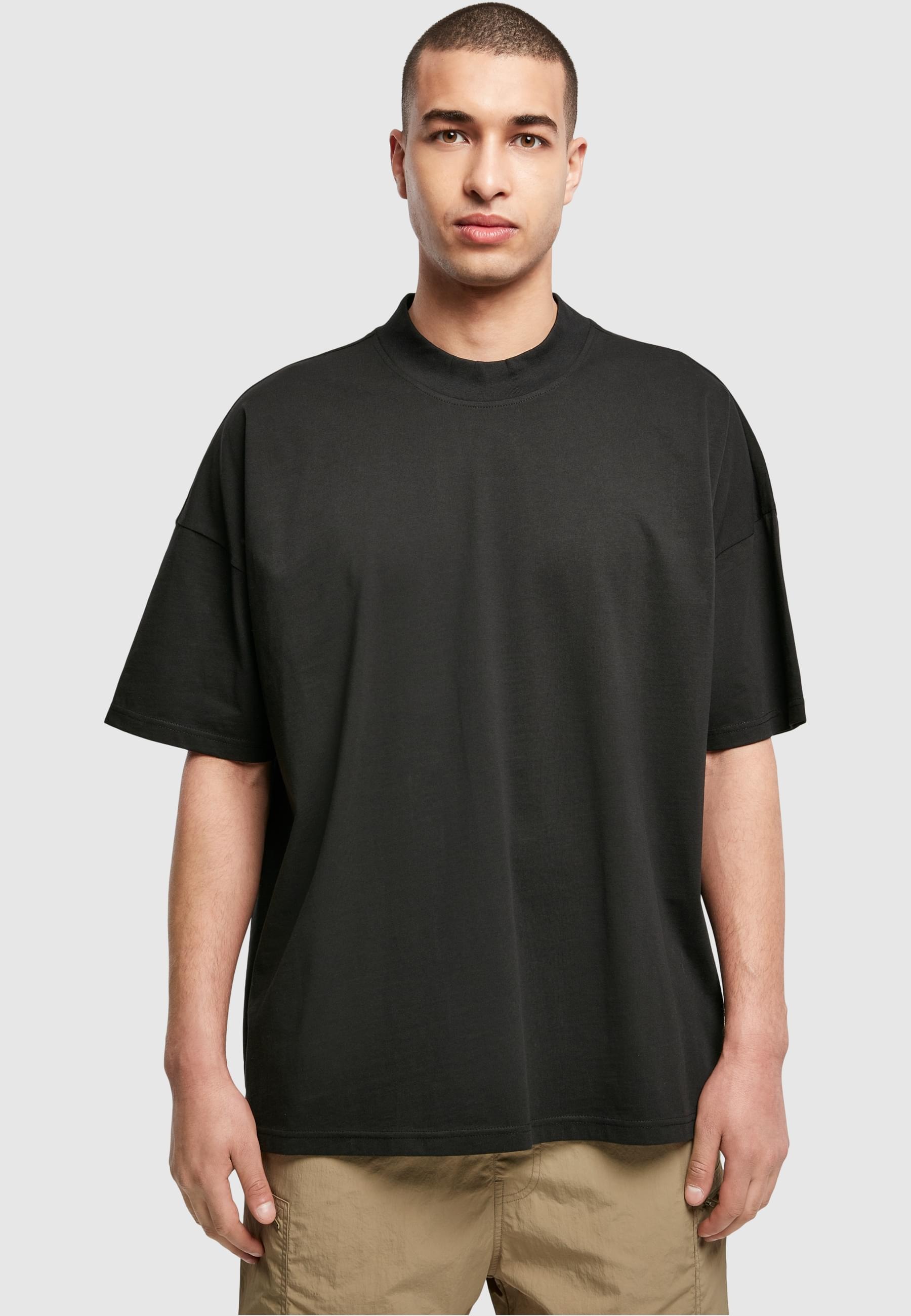 URBAN CLASSICS T-Shirt »Urban Classics Herren Oversized Mock Neck Tee«, (1 tlg.)