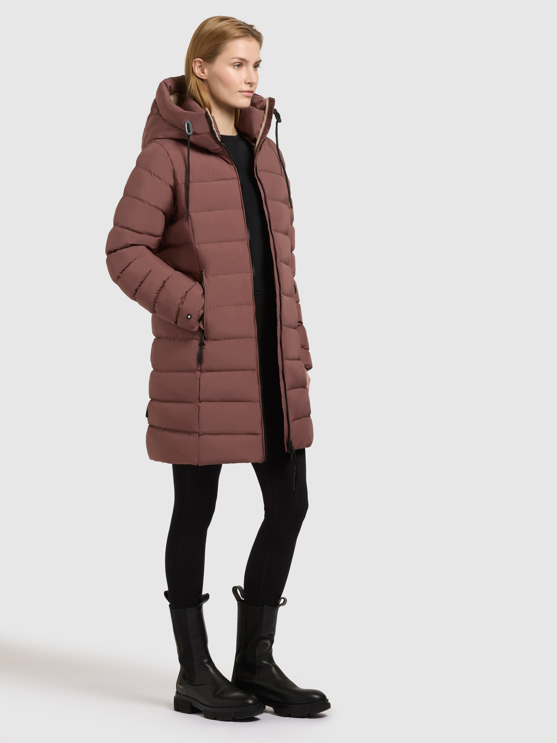 khujo Steppjacke »SOFI«, mit Kapuze