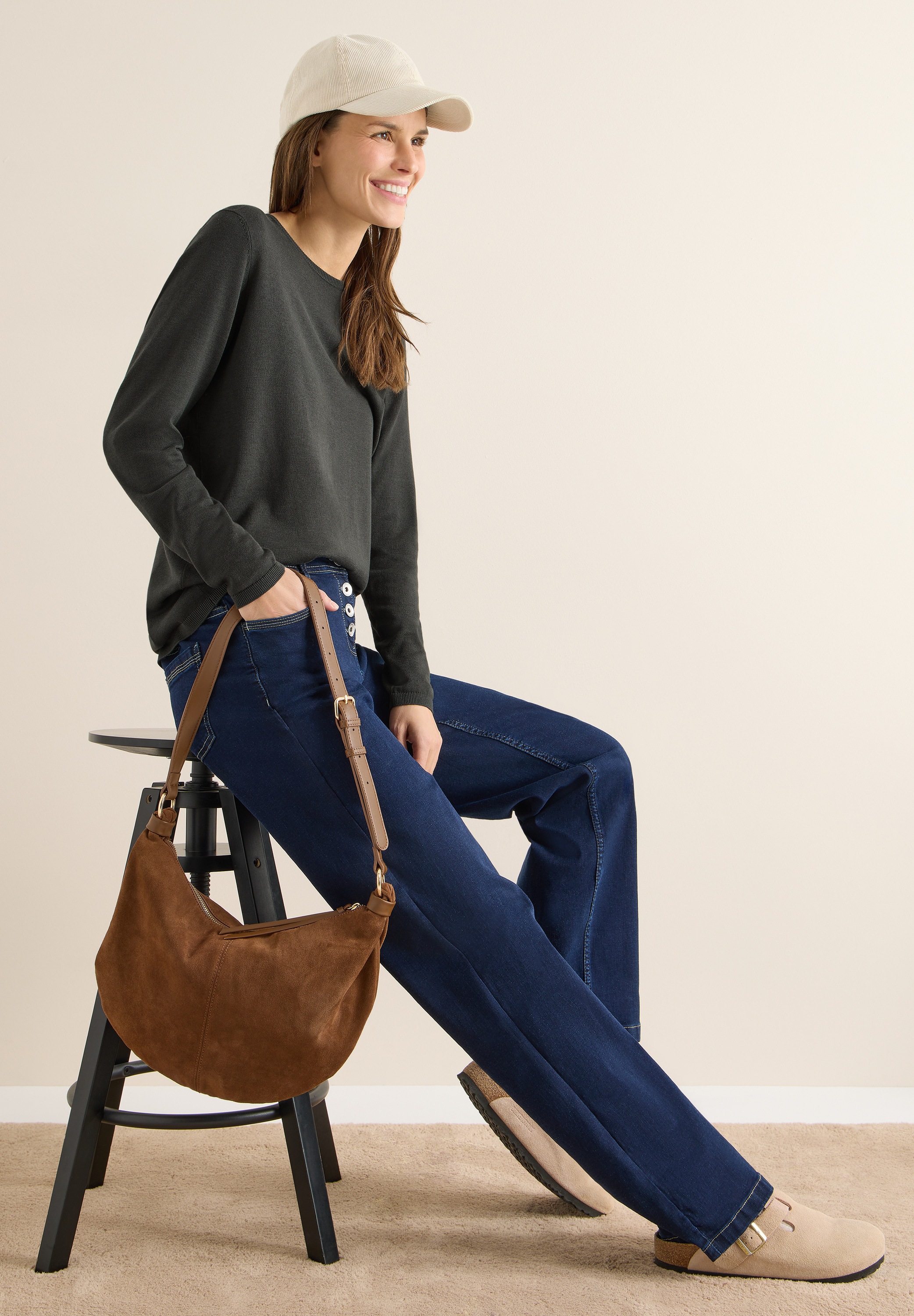 Cecil Strickpullover aus Feinstrick