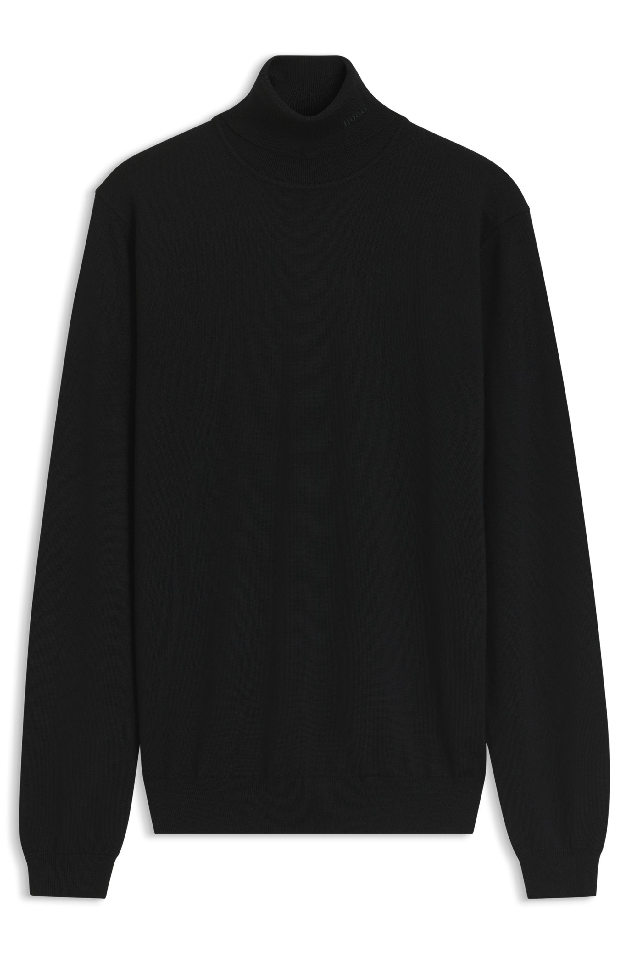 HUGO Rollkragenpullover »San Thomas-M« aus Merinowolle, regular fit