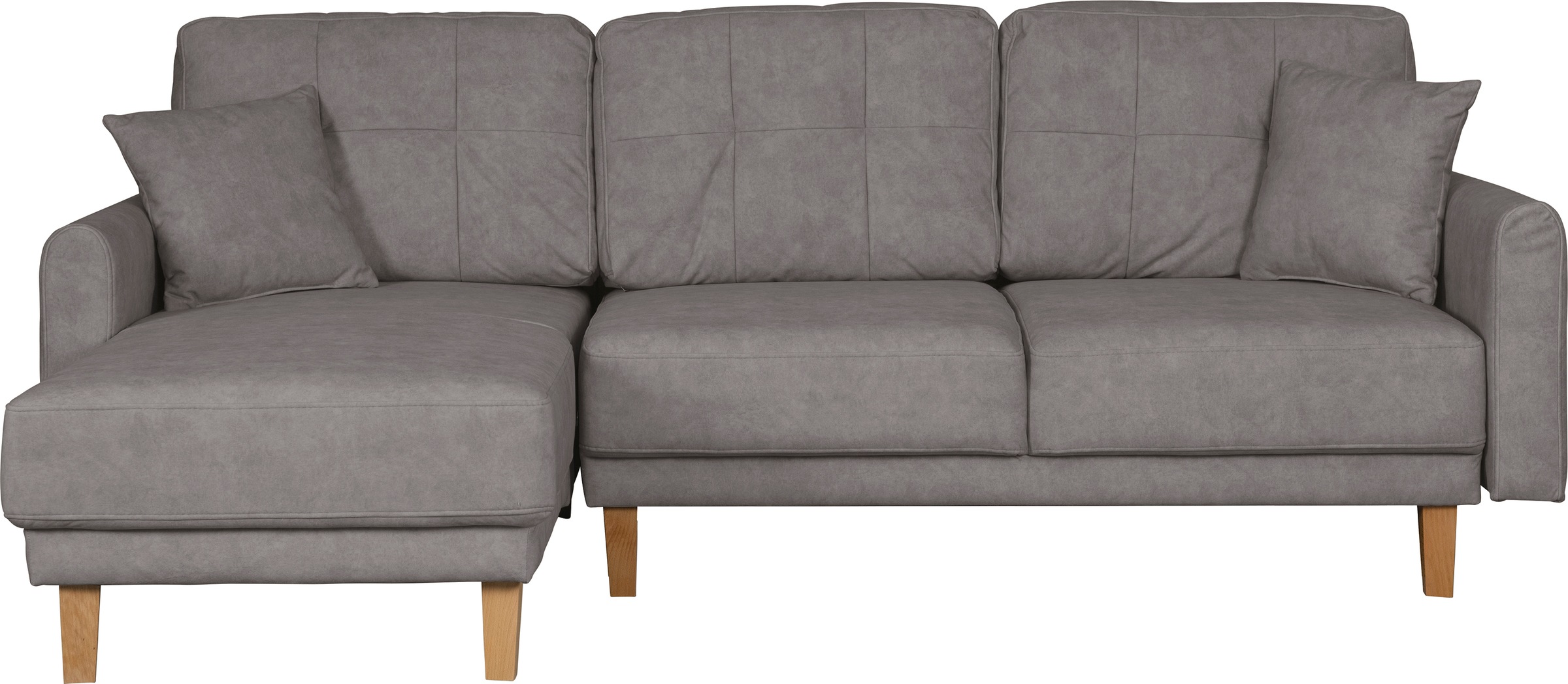 Home affaire Ecksofa »TRIPLO optionale Schlafsofa mit Bettkasten, Maße B/T/H: 234/164/89 cm«, L-Form wahlweise mit Bettfunktion - Liegefläche 132x210 cm