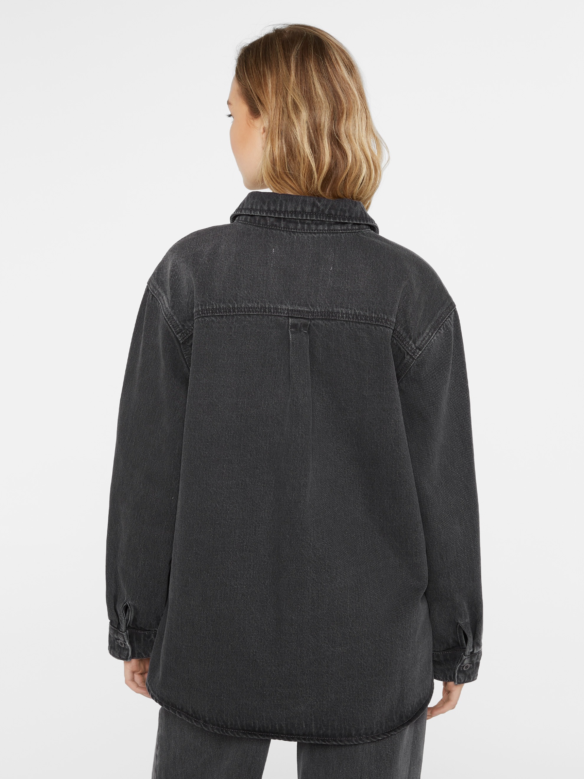 SENSES.THE LABEL Jeansbluse mit Knopfleiste