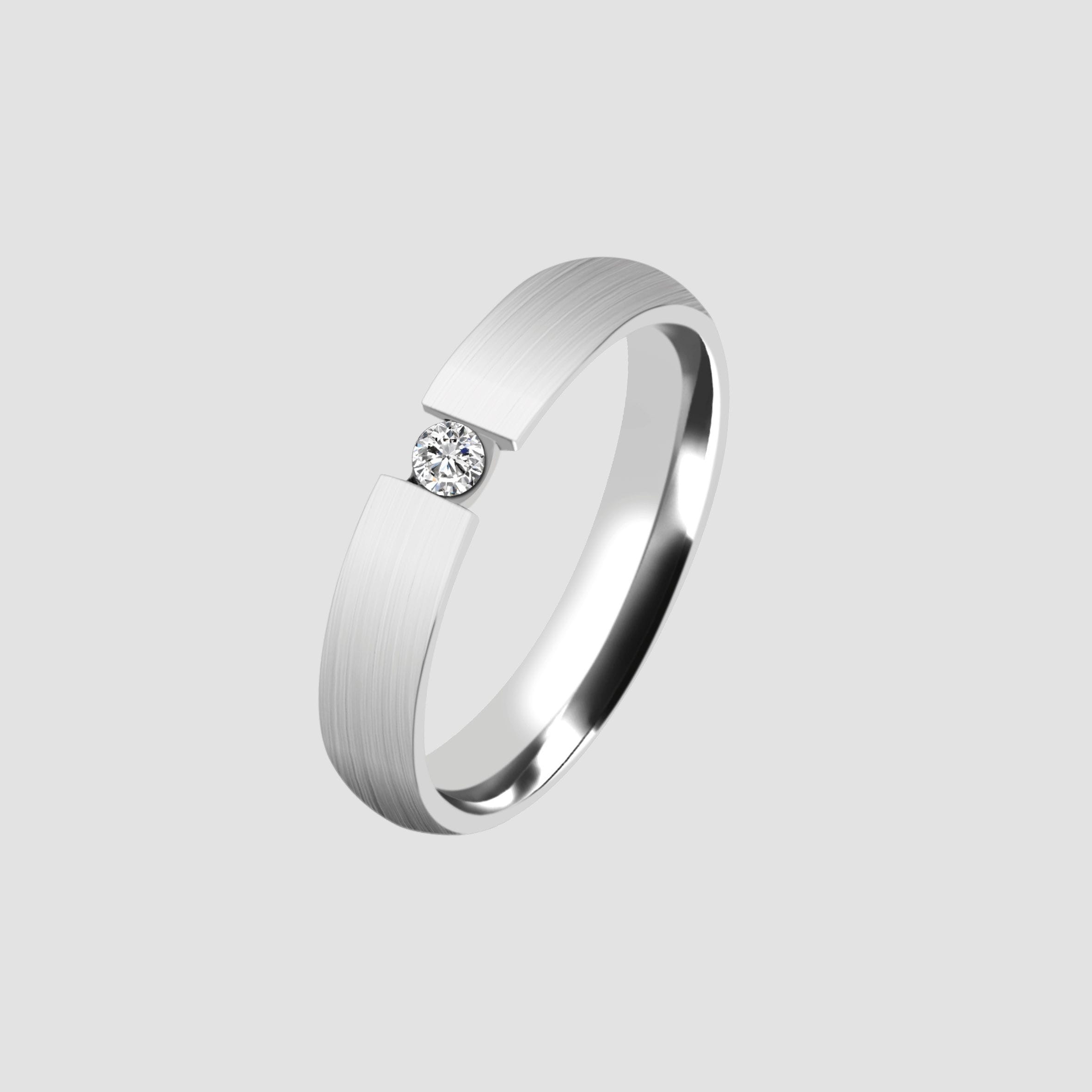 Adelia´s Fingerring »Damen Ring aus Edelstahl« Ideal zum Verschenken – schlicht und stilvoll
