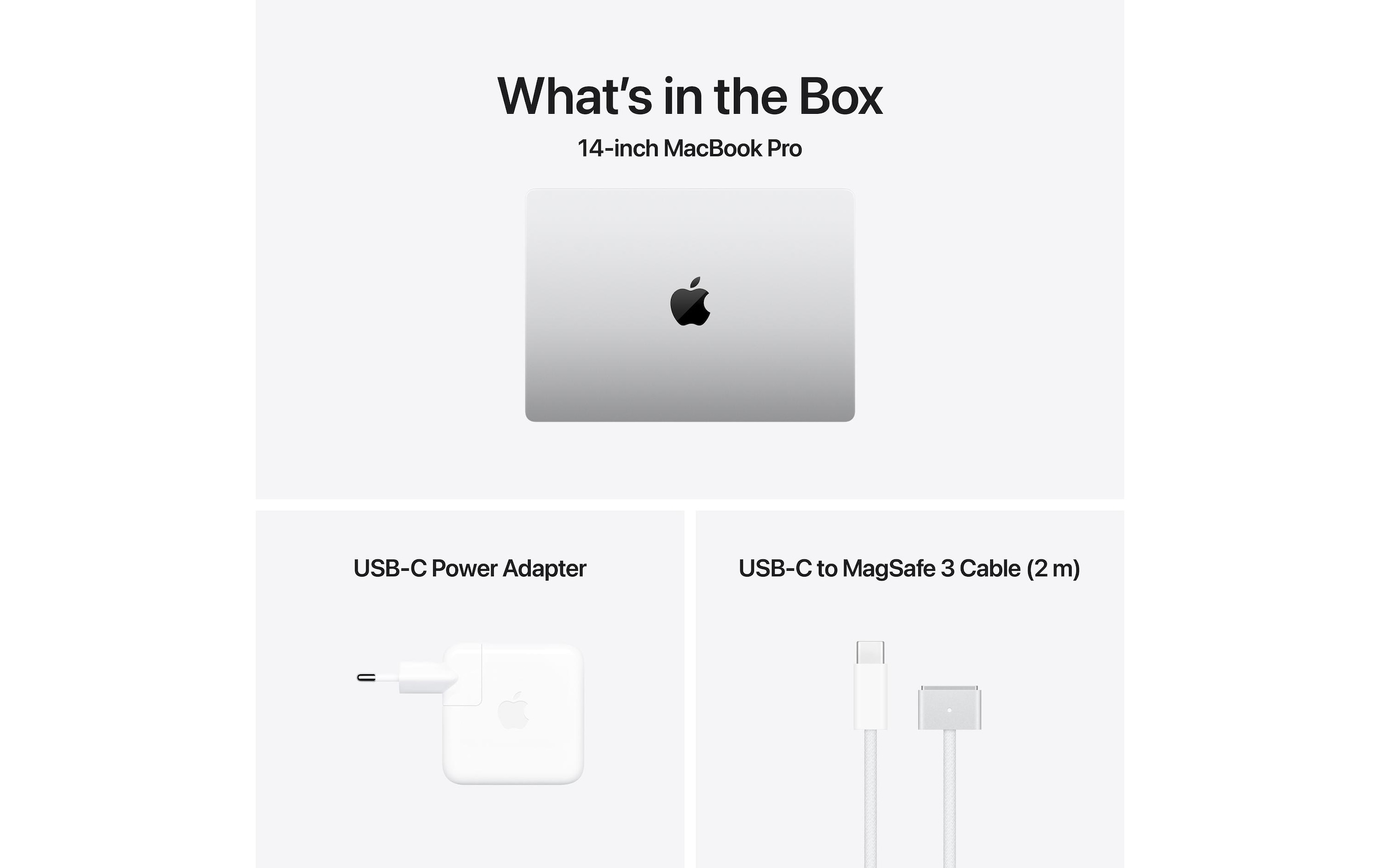 Apple Notebook »Apple MacBook Pro 14 Zoll (2024), M4 Pro Chip, 14C CPU, 20C GPU« 35,97 cm / 14,2 ″ Apple M4 Pro 1.000 GB SSD