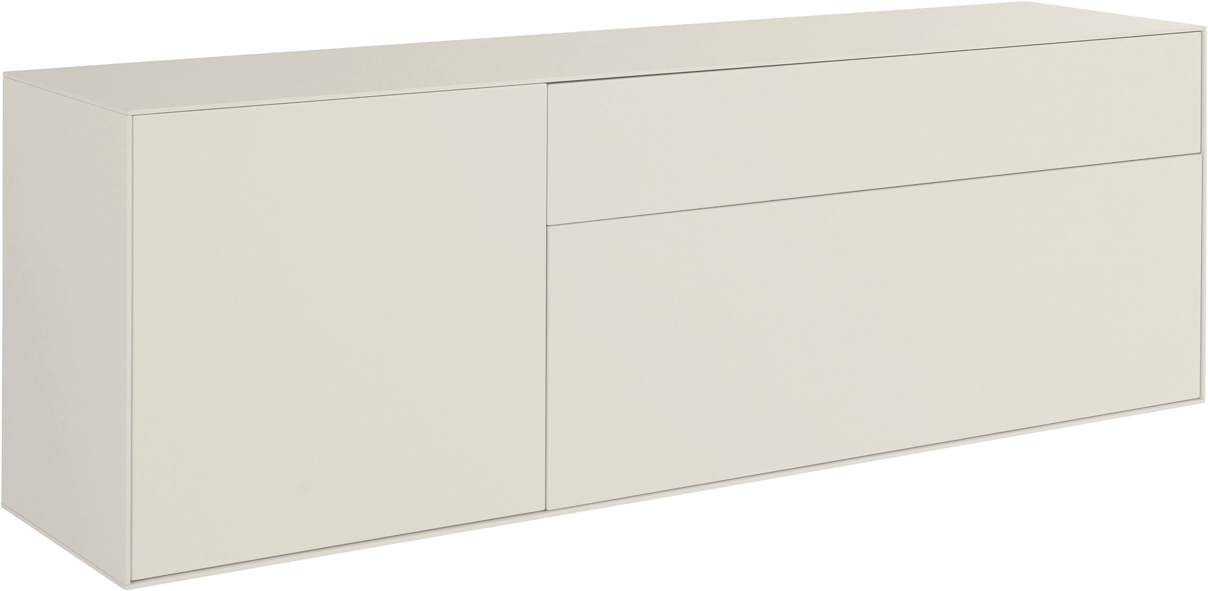 LeGer Home by Lena Gercke Lowboard »Essentials«, Breite: 167 cm, MDF lackiert, Push-to-open-Funktion