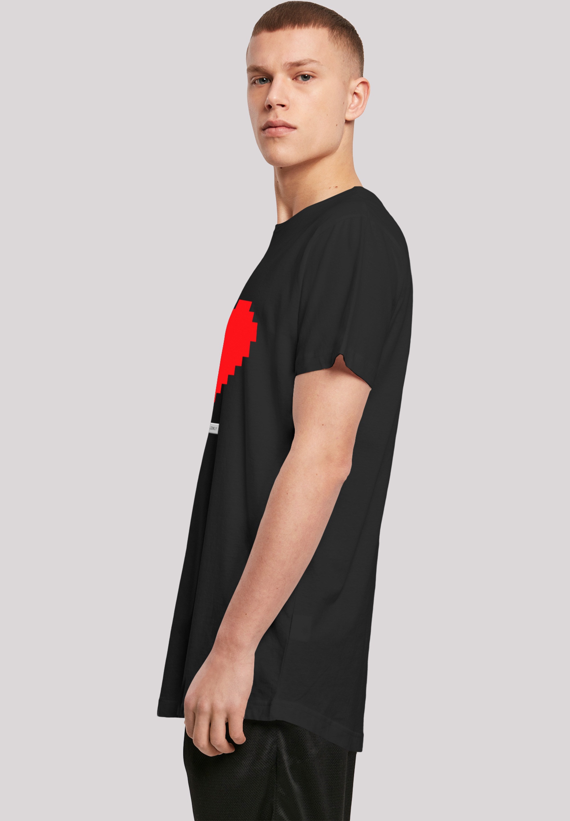F4NT4STIC T-Shirt »Pixel People«, Vibes Print Happy | ▷ Herz bestellen Good BAUR