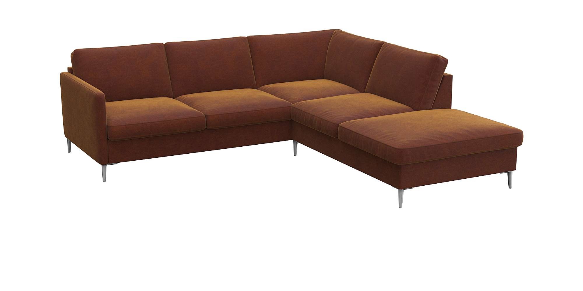 FLEXLUX Ecksofa "Fiore, L-Form, bequem und komfortabel durch hochwertigem S günstig online kaufen