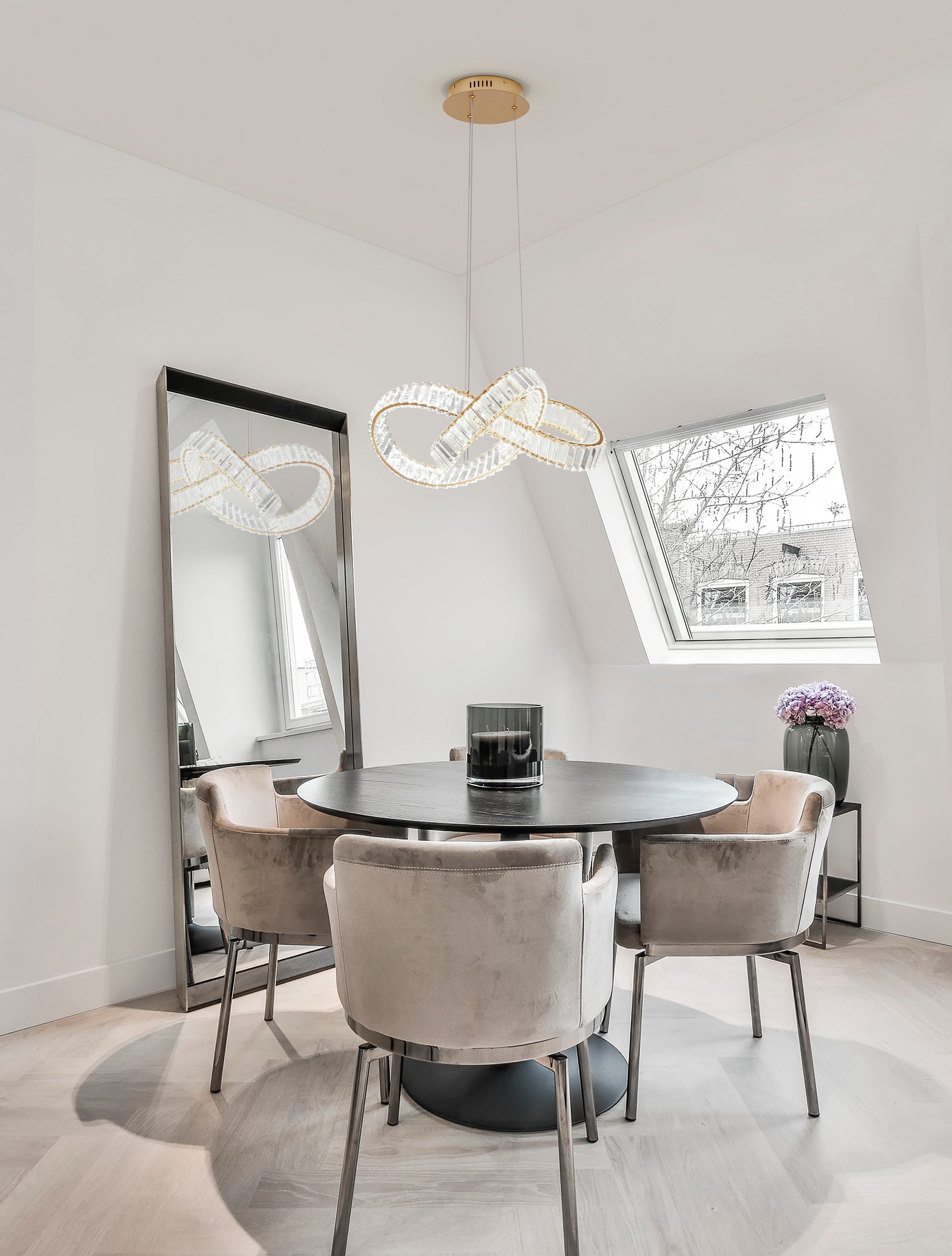 Nova Luce LED-Hängeleuchte »CONCETO« LED-Modul 1 Stk. Warmweiß