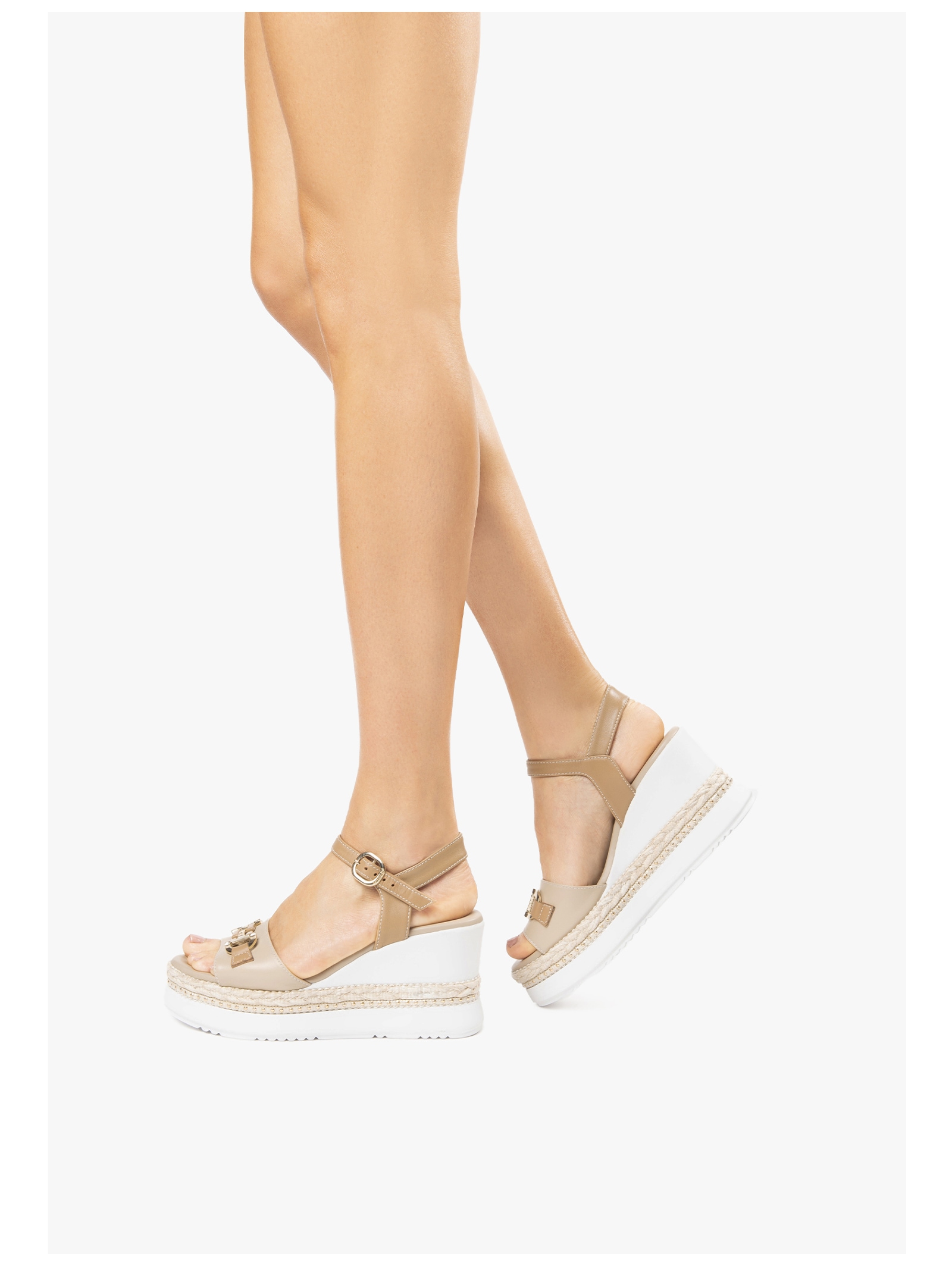 Nero Giardini Keilsandalette »Nero Giardini Sandalen Leder«