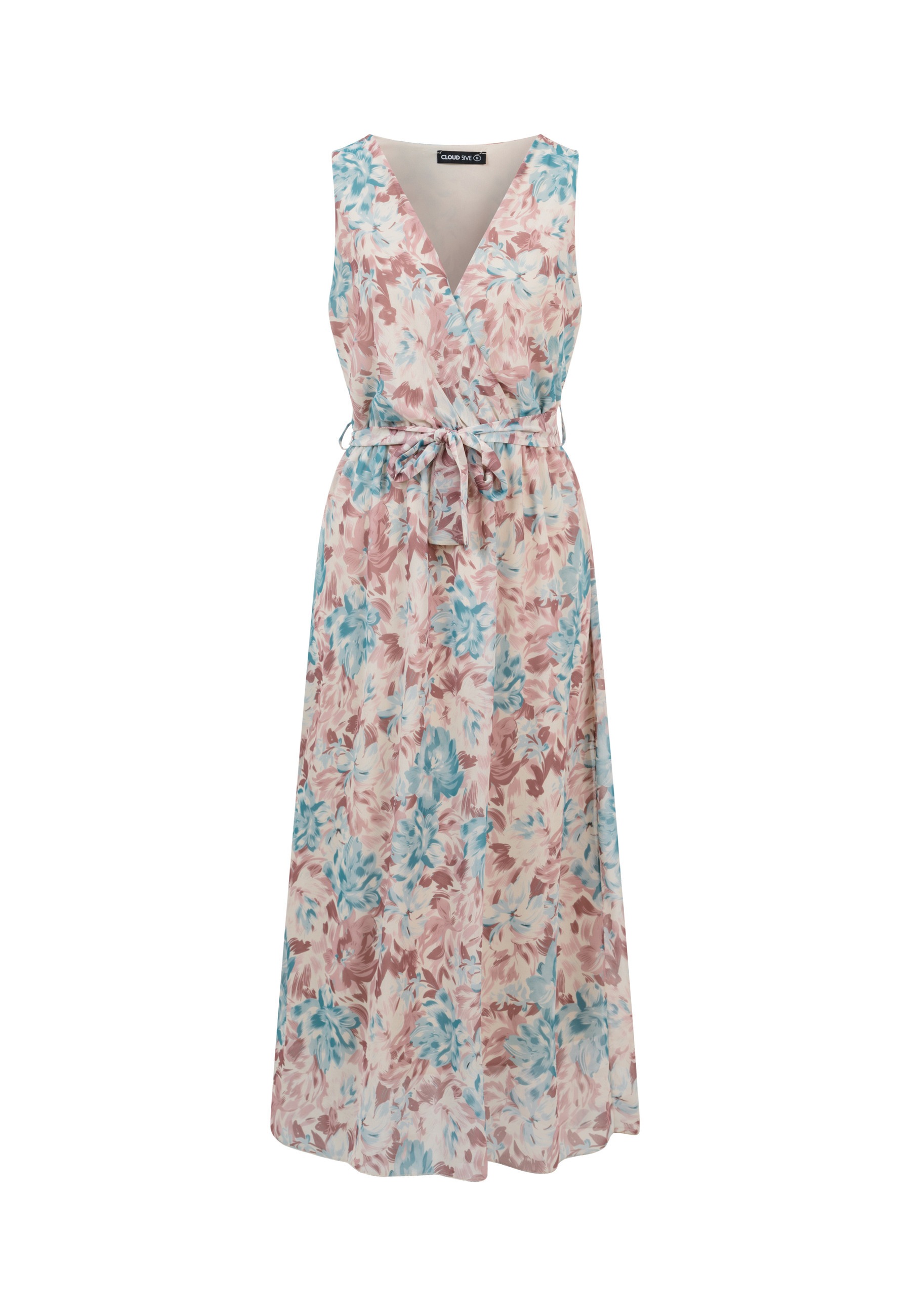 CLOUD 5IVE A-Linien-Kleid "CLOUD 5IVE Maxi Chiffon Dress" 1 tlg.