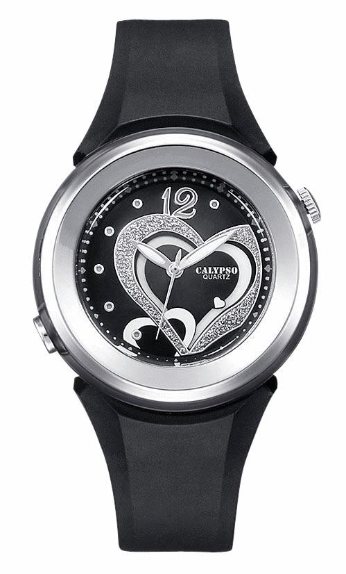 Quarzuhr »K5576/6«, Armbanduhr, Damenuhr, mit Herzmotiv