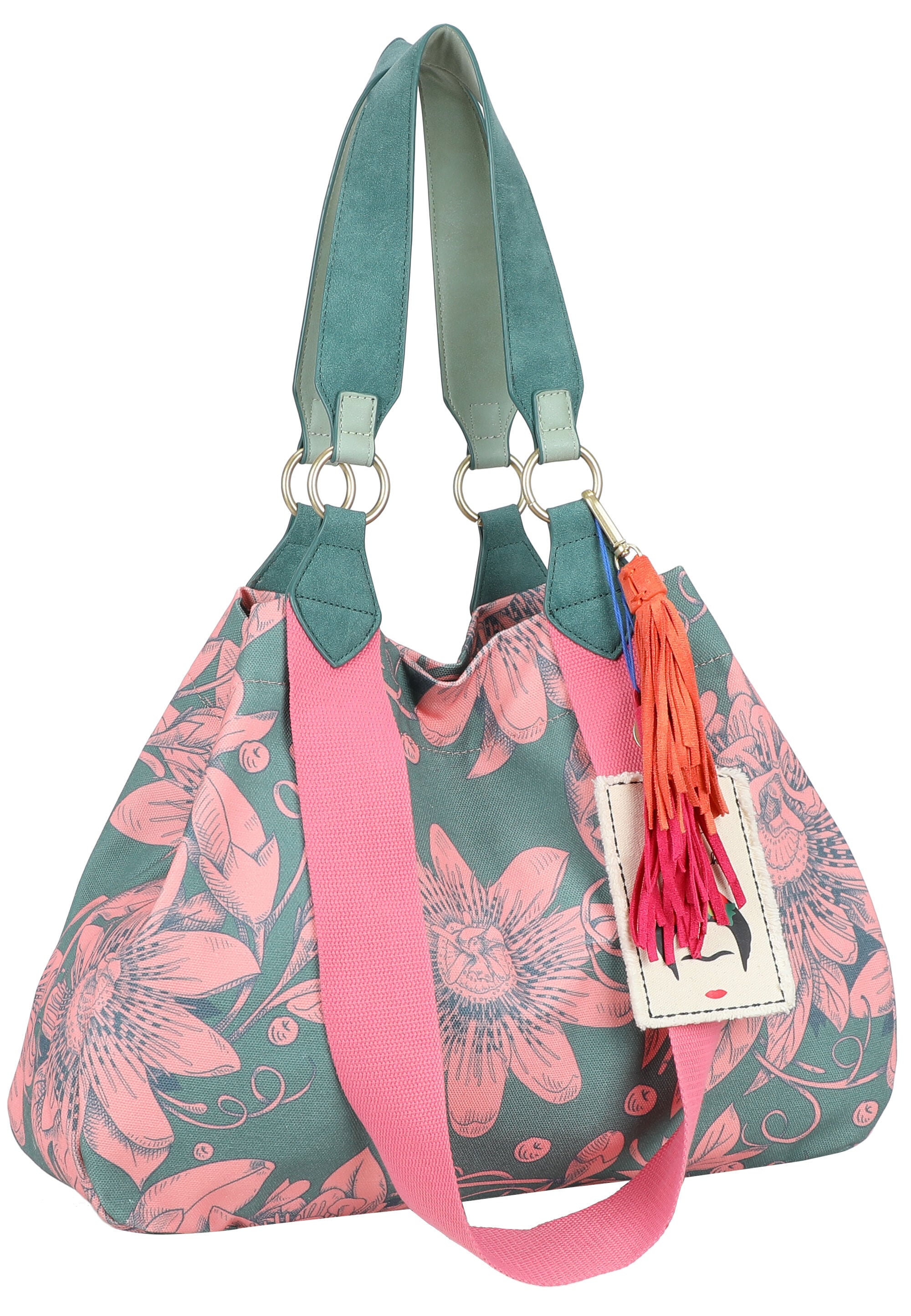 Fritzi aus Preußen Shopper »Fritzi x Frida Kahlo« mit Blumenprint
