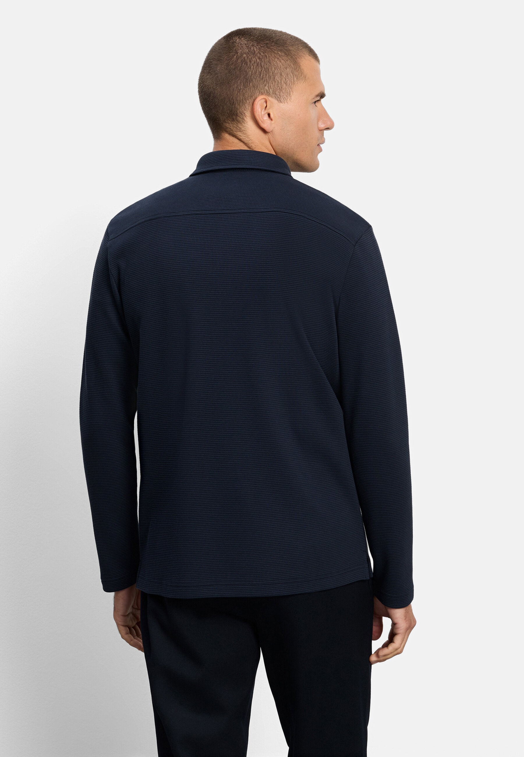 OLYMP Poloshirt »OLYMP Casual Wirk, Polo langarm«