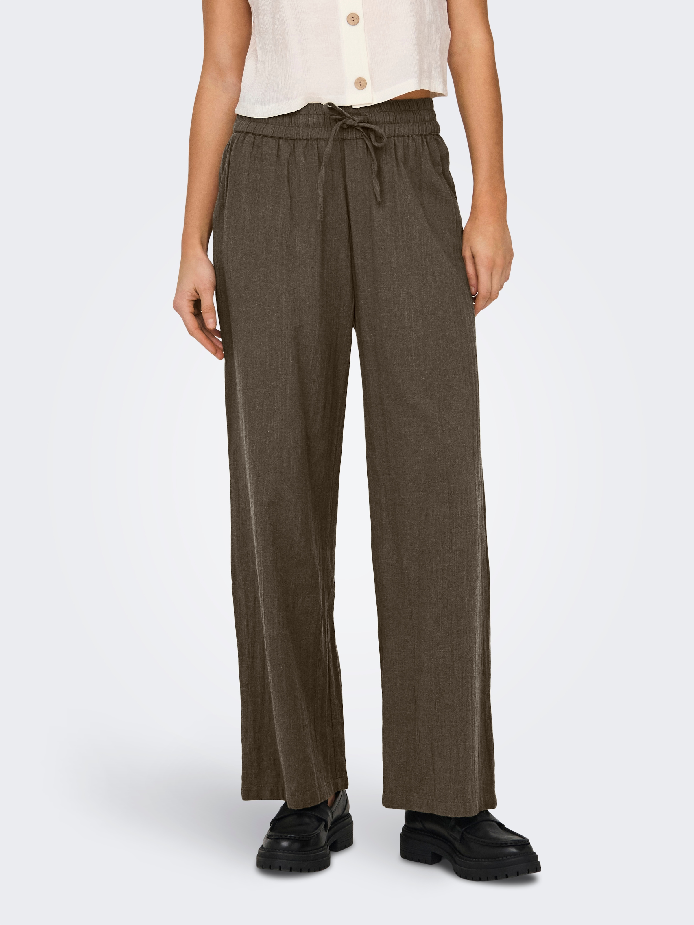 ONLY "ONLTIZANA COTTON LOOSE PANTS WVN NOOS"