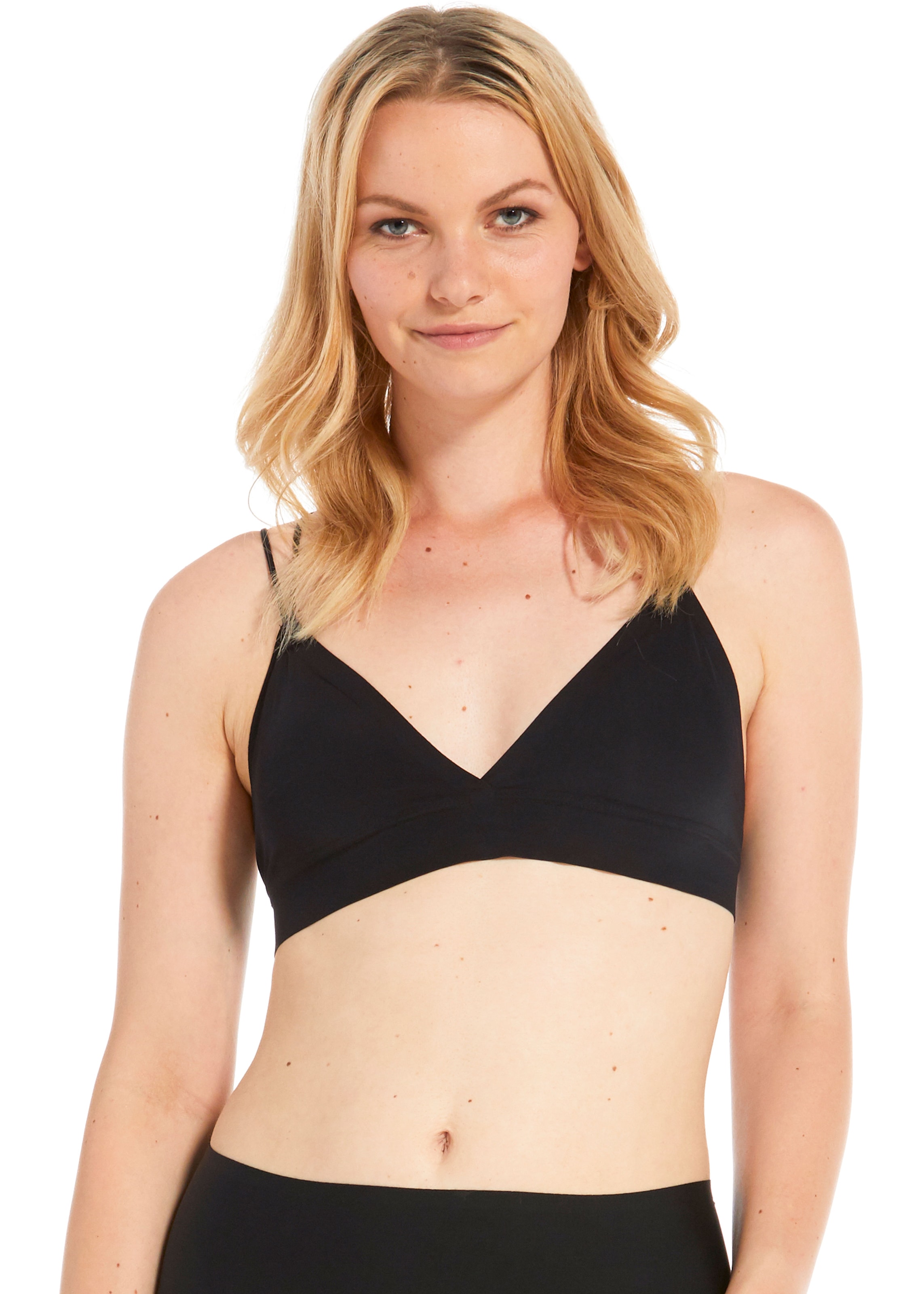 Damen Bügelloser BH, MAGIC BODYFASHION, Gr. L, schwarz, Obermaterial: 83% Polyamid, 17% Elasthan, BHs, Nahtlose Verarbeitung für einen unsichtbaren