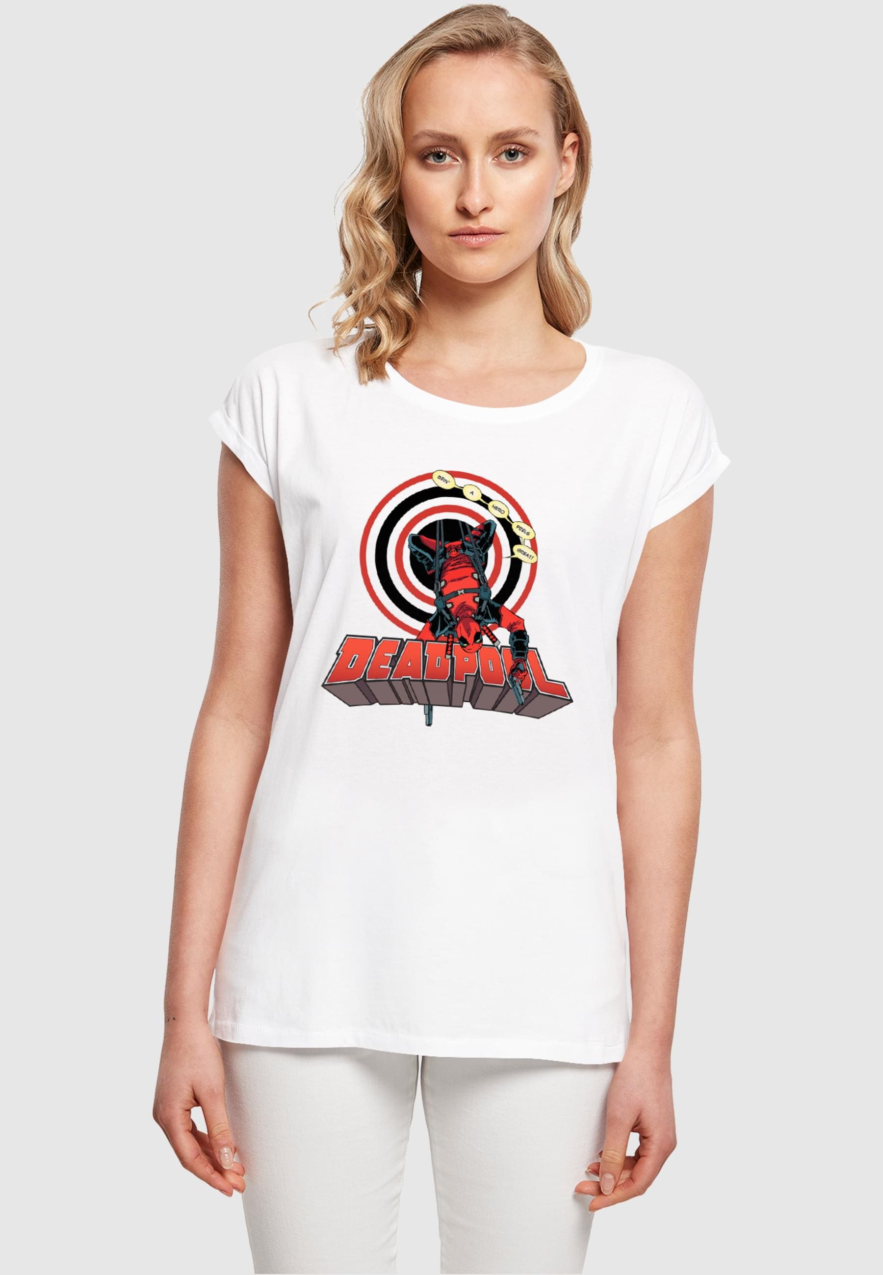 ABSOLUTE CULT T-Shirt "ABSOLUTE CULT Damen Ladies Deadpool - Upside Down T- günstig online kaufen