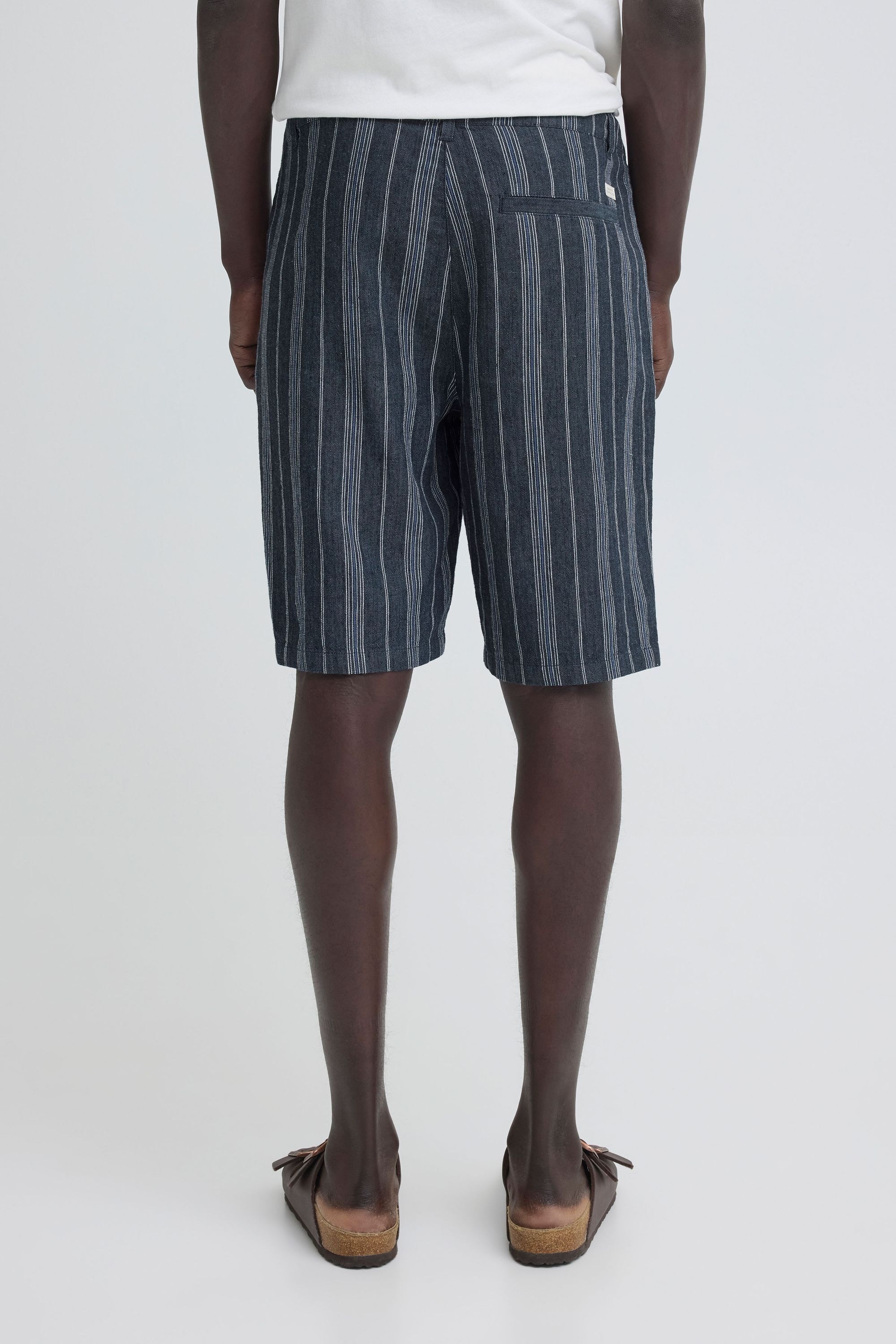 Blend Leinenhose »BHMaddox Linen Mix Striped«  Sommerliche Shorts aus Baumwoll-Leinen-Mix