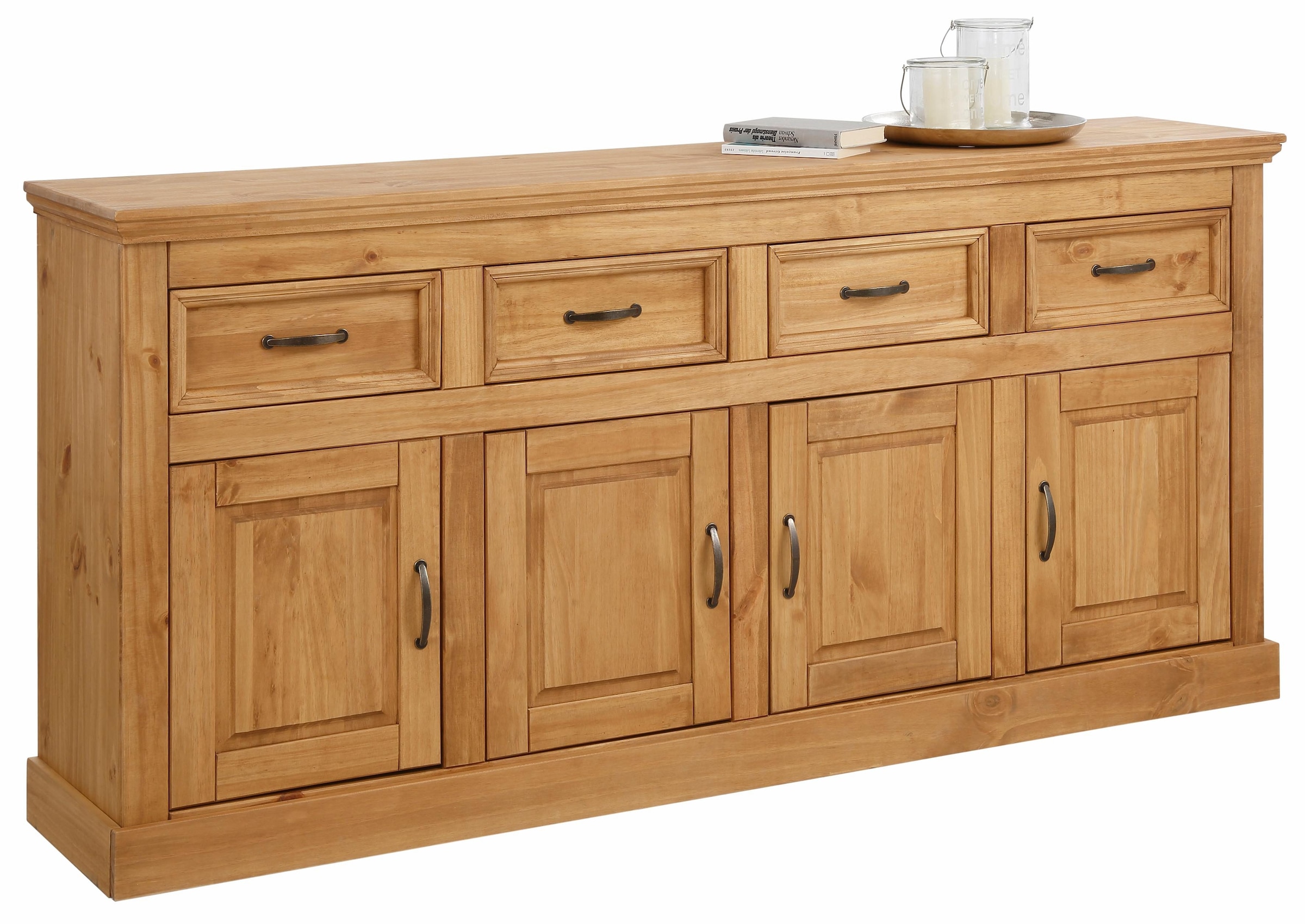 Home affaire Sideboard "Selma", Kommode mit 4 Türen und 4 Schubkästen. Breite 192 cm