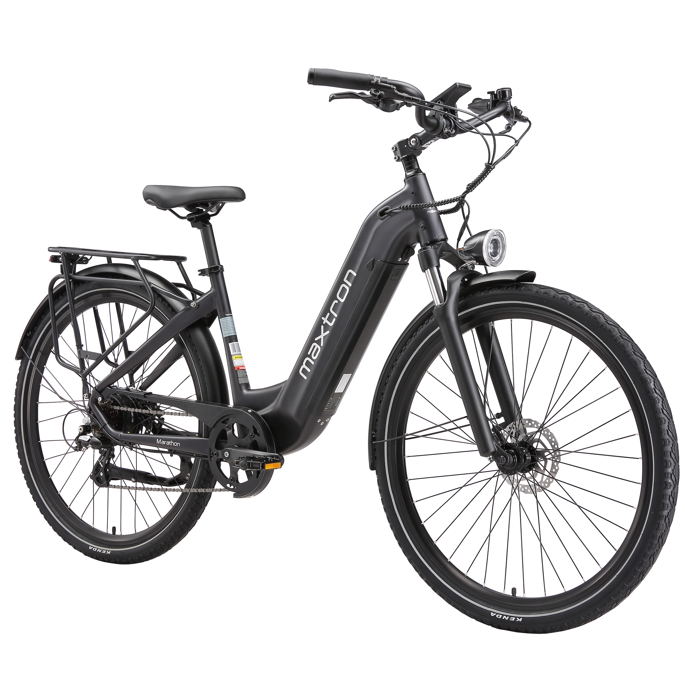 Maxtron »Maxtron Marathon E-Citybike 28 Zoll« 7 Gang Shimano Kettenschaltung Heckmotor 250 W Packung,  Elektrofahrrad für Damen u. Herren