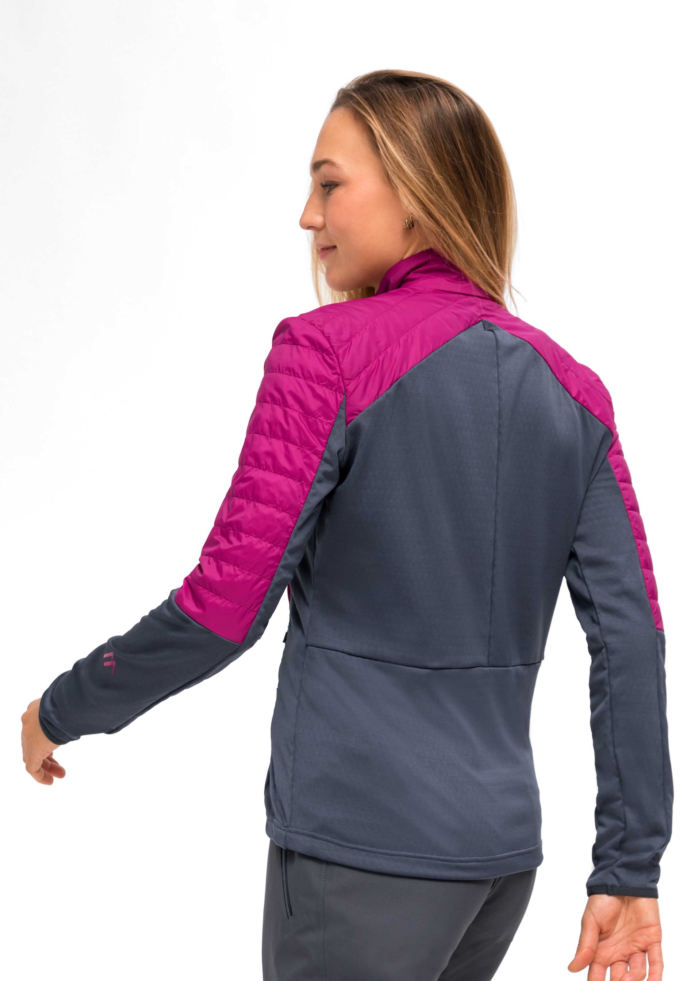 Maier Sports | kaufen Light W«, aus Midlayer mit Damen BAUR Fleecejacke Taschen »Elve 2 Material, atmungsaktivem online Reißverschluss