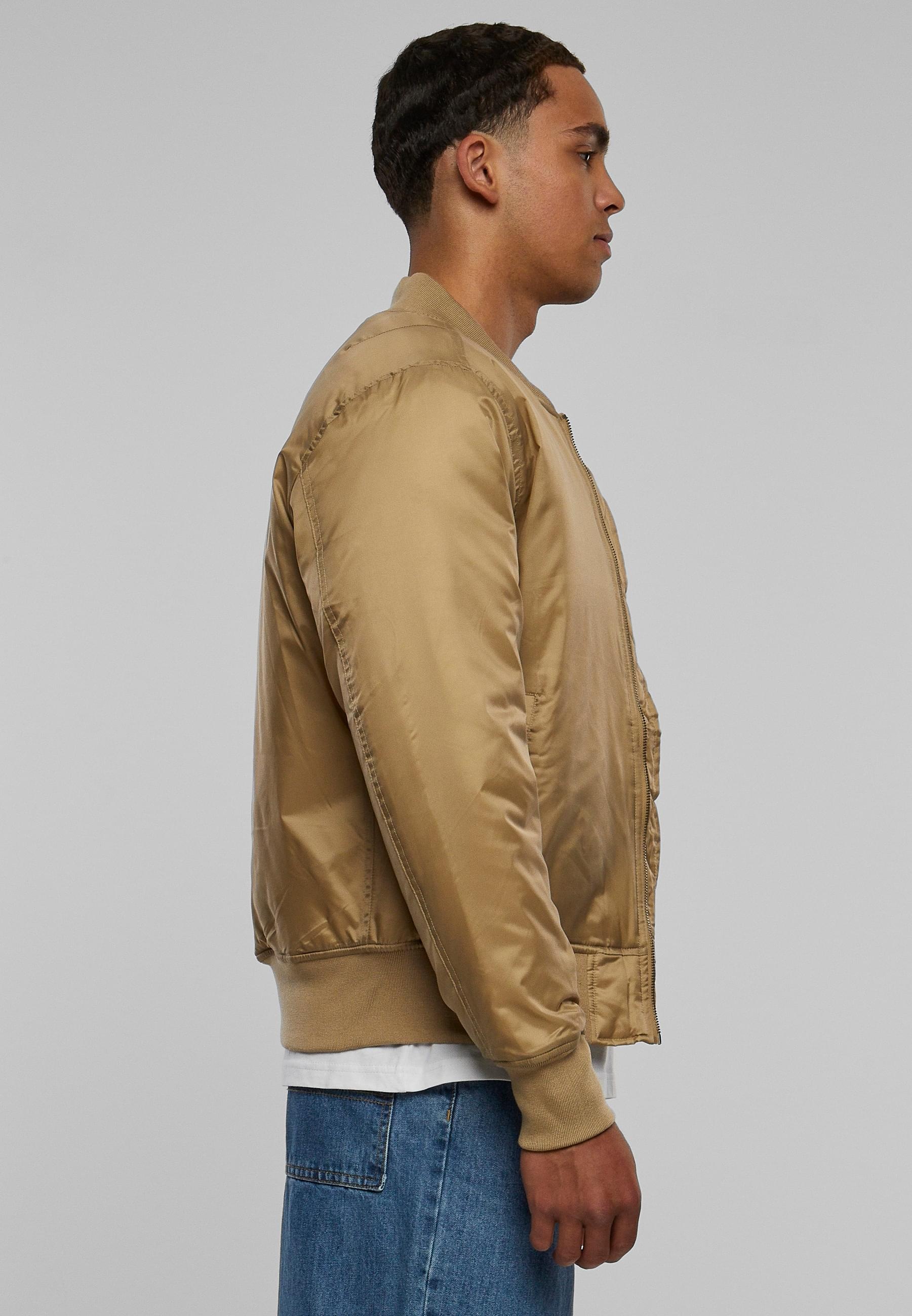 URBAN CLASSICS Anorak »Urban Classics Herren Basic Bomber Jacket«, (1 St.), ohne Kapuze