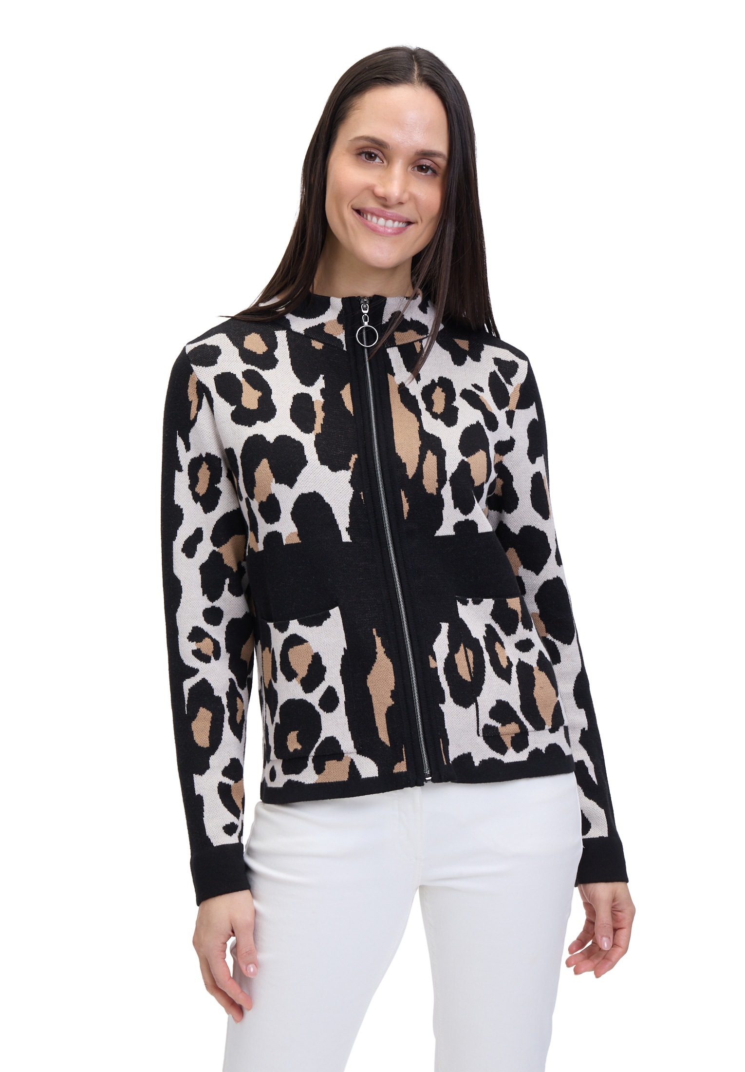 Betty Barclay Strickjacke "Betty Barclay Damen Feinstrickjacke mit Jacquard günstig online kaufen