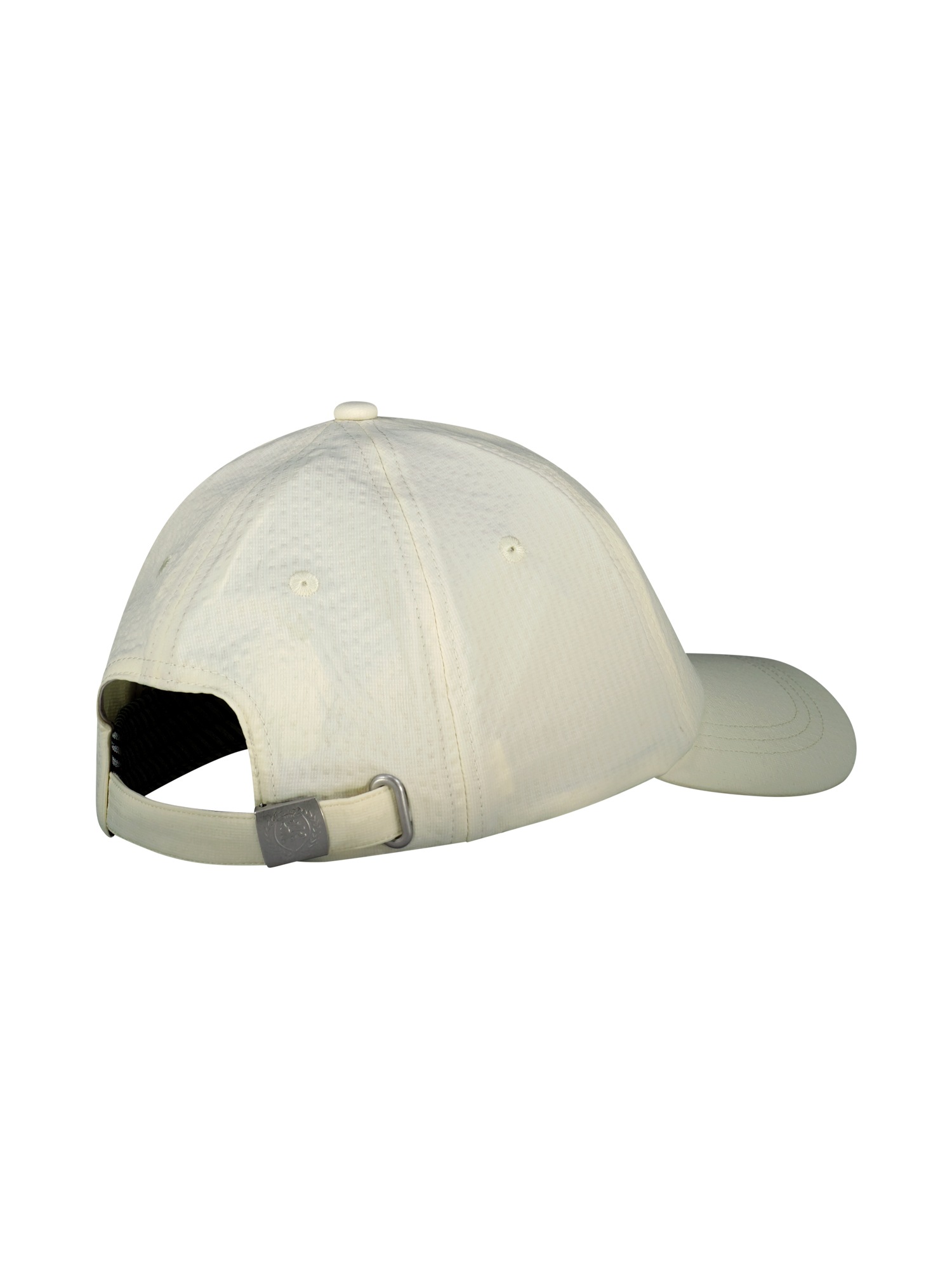 Baseball Cap LERROS "Basecap aus Seersucker-Kunstgewebe", Herren, Gr. Normalgrößen, broken weiß, 100% Polyester, Caps 3