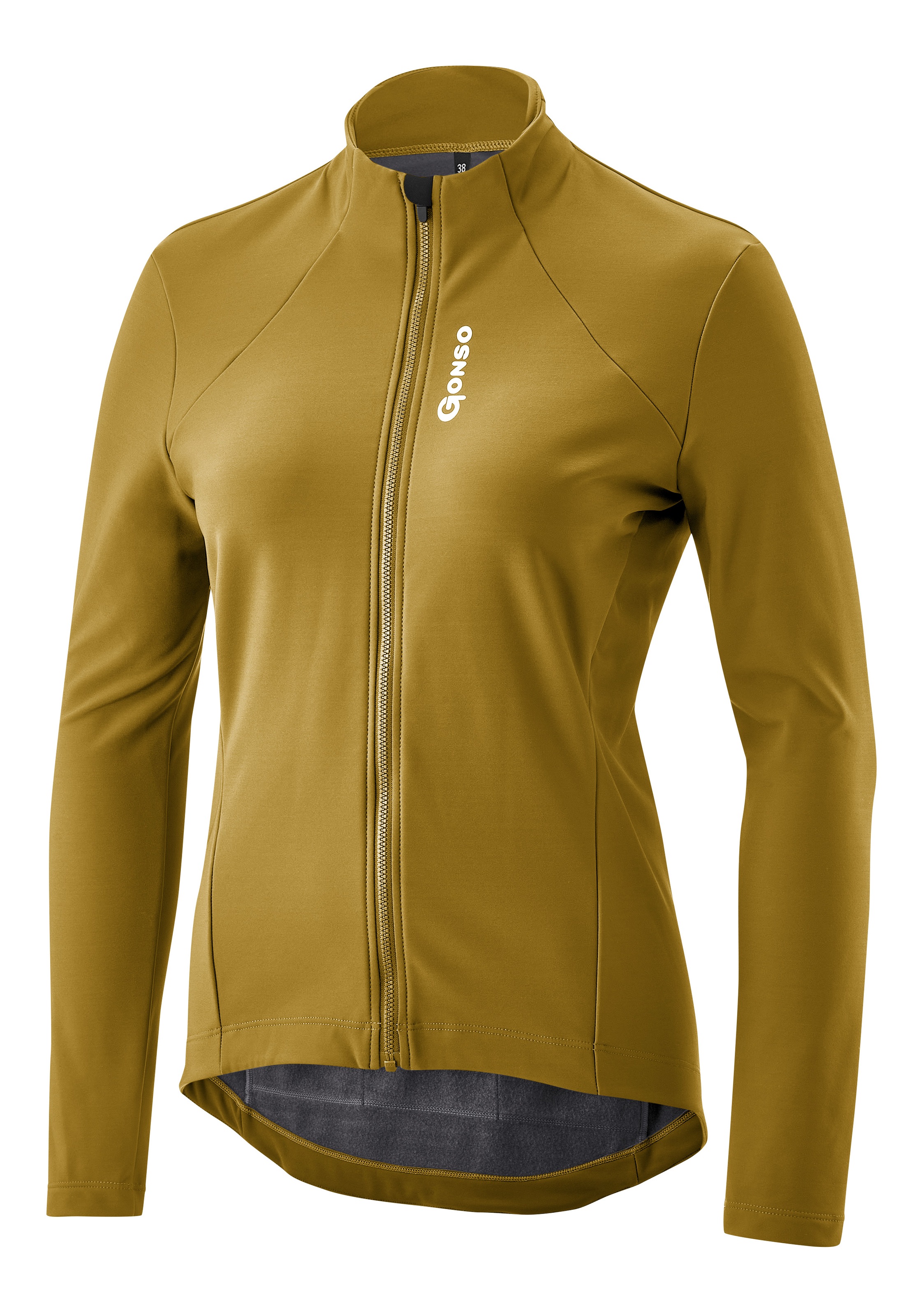 Gonso Radtrikot »SITIVO TRIKOT THERM W«, Damen Fahrradtrikot langarm, isolierendes Full-Zip Trikot, Tight Fit