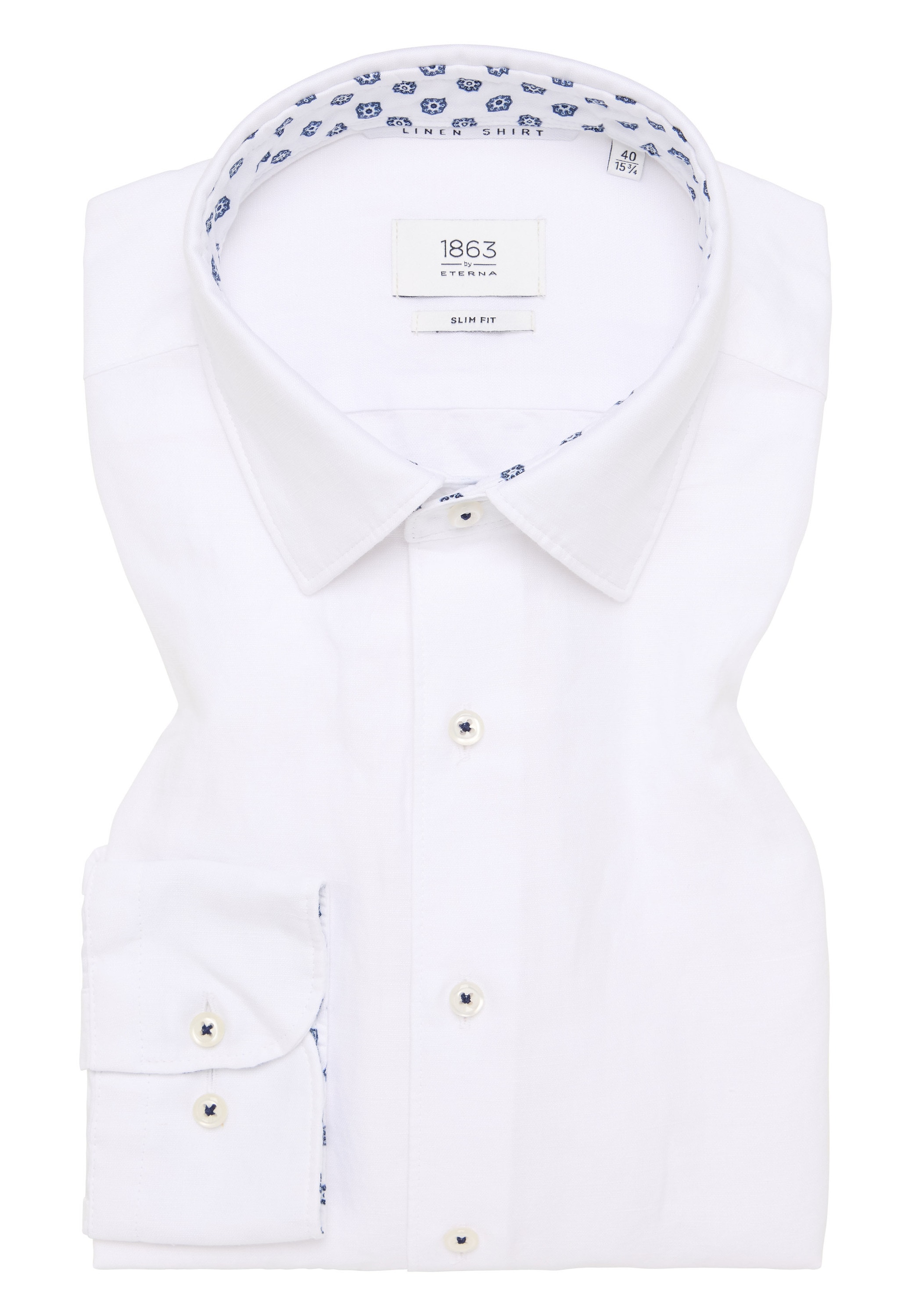 Eterna Langarmhemd »SLIM FIT«, EASY IRON (bügelleicht)