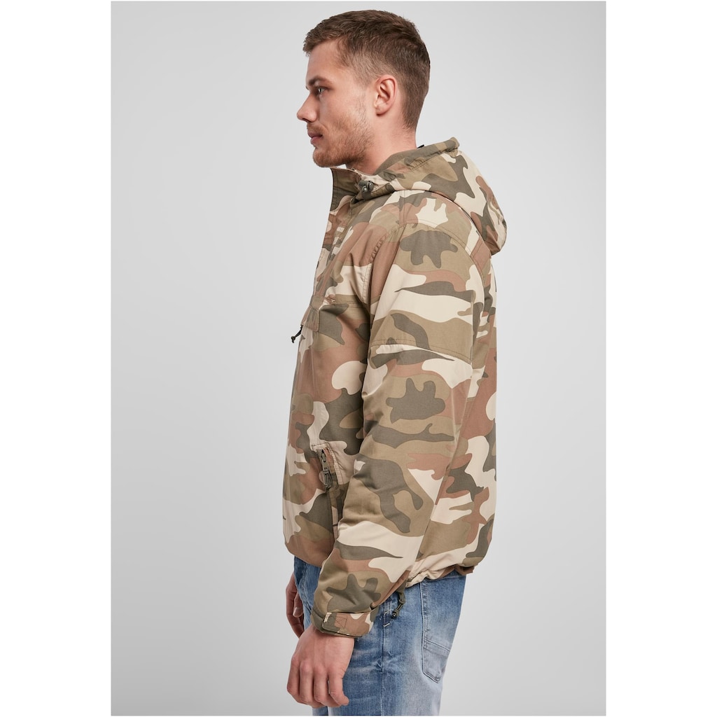 Brandit Anorak »Brandit Herren Fleece Pull Over Windbreaker«, (1 St.), mit Kapuze