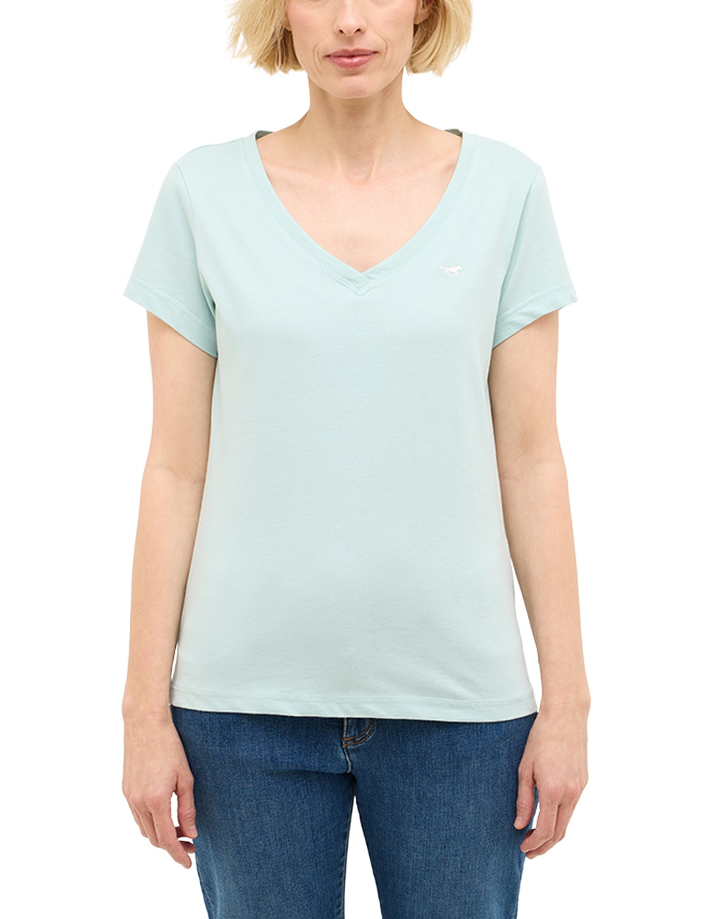 MUSTANG Kurzarmshirt "Damen Style Beverly" günstig online kaufen